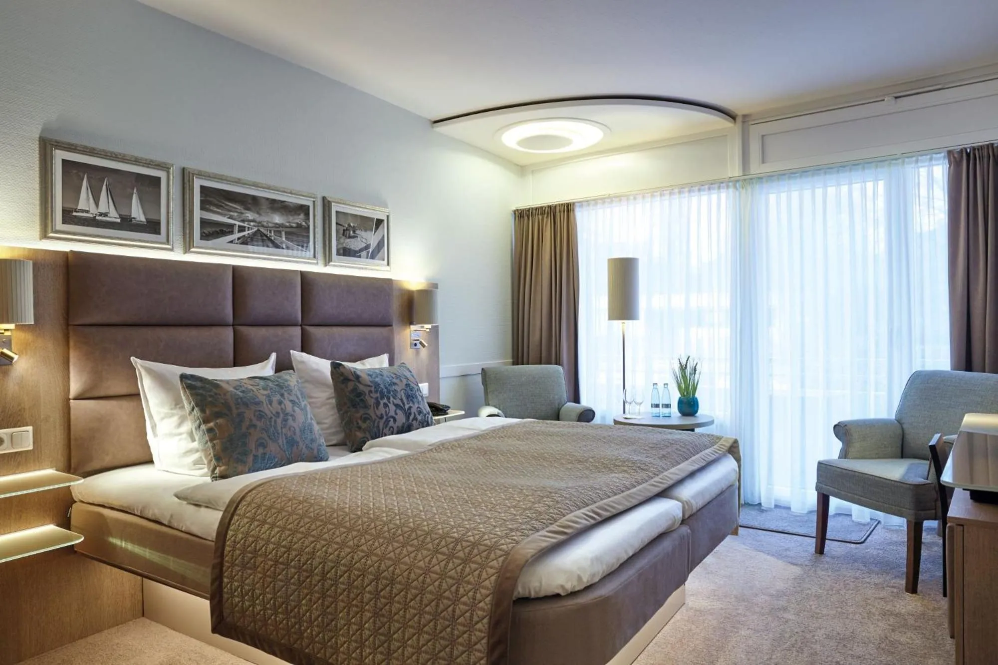 Bed in Hotel Strandidyll