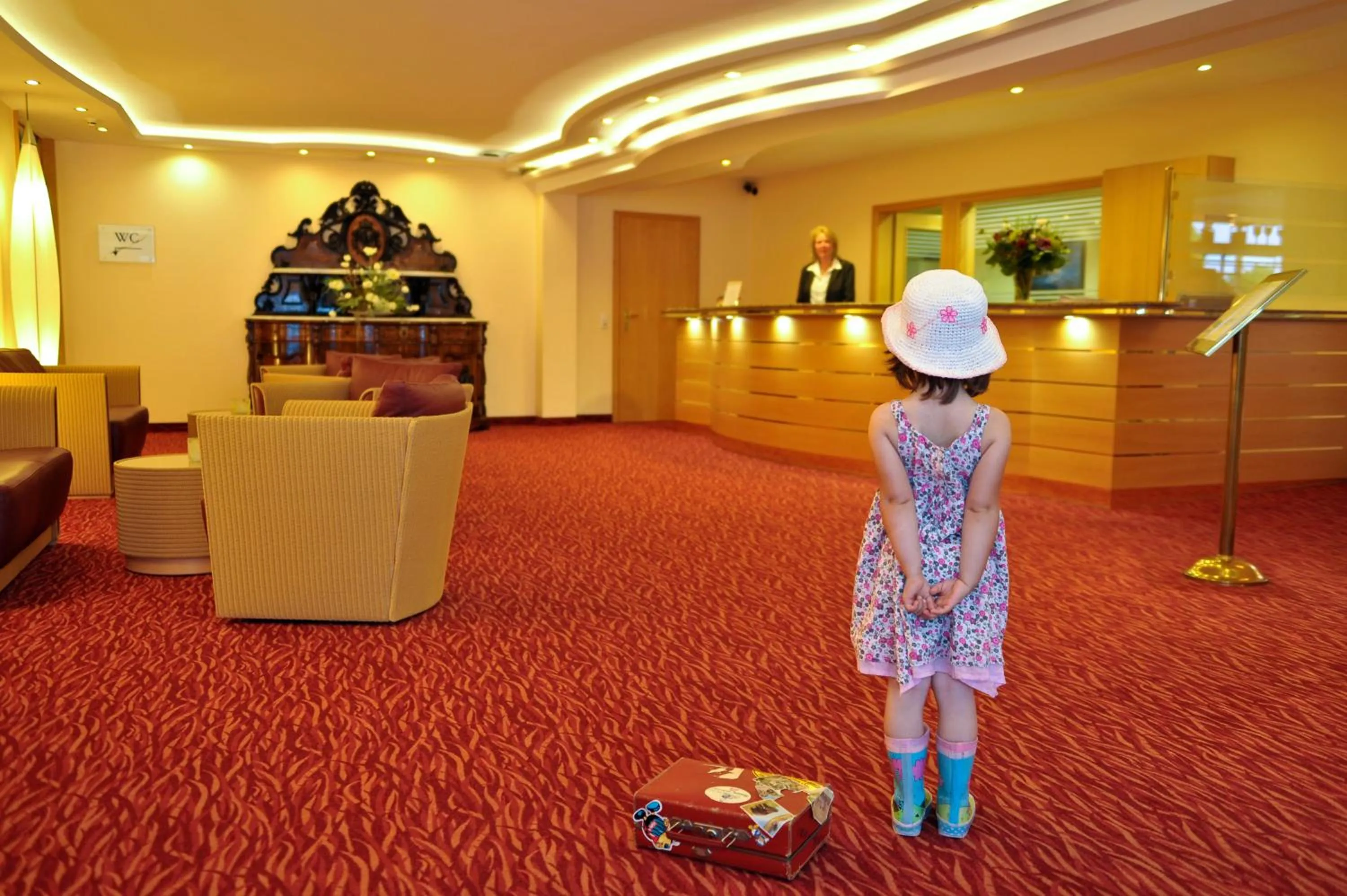 Lobby or reception in Hotel Strandidyll