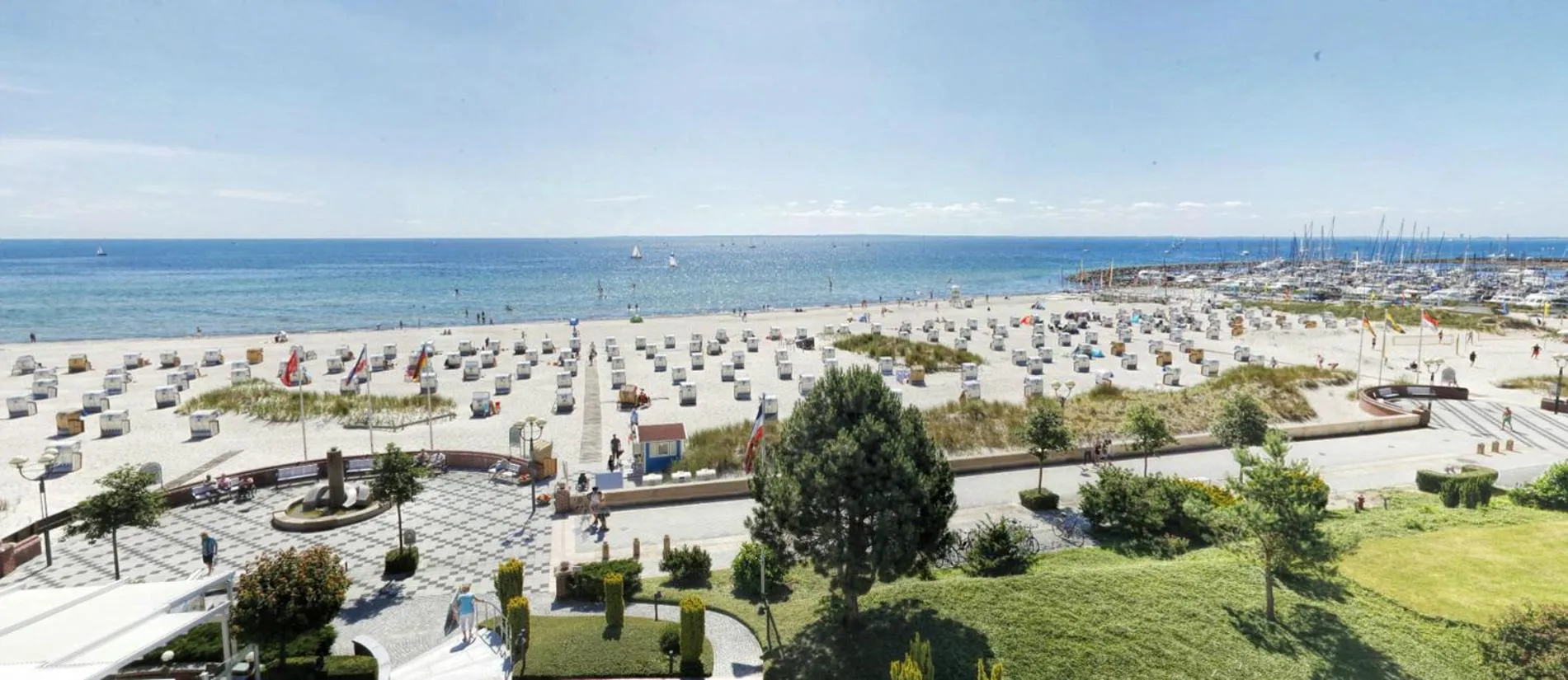 Sea view in Hotel Strandidyll