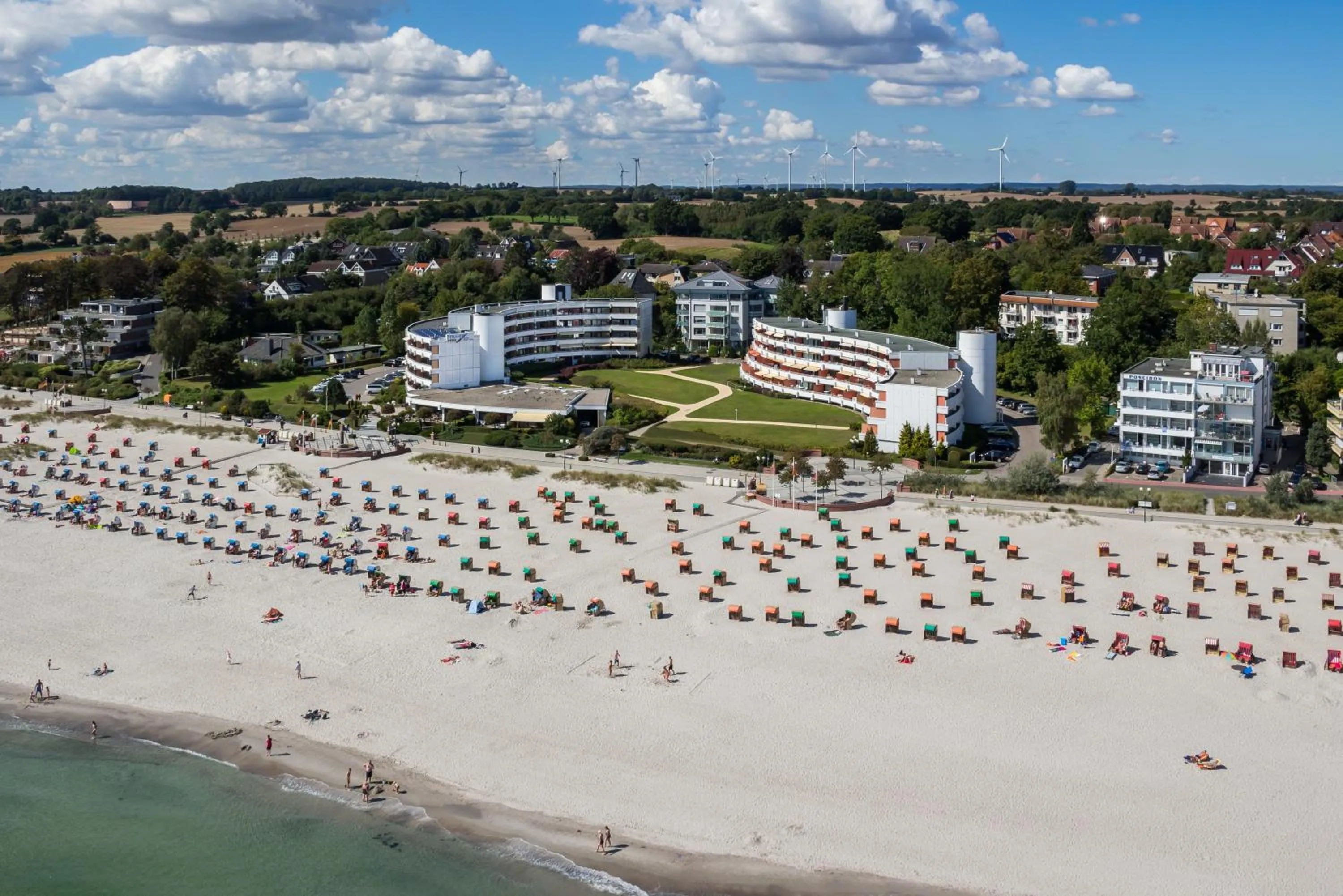 Bird's eye view in Hotel Strandidyll