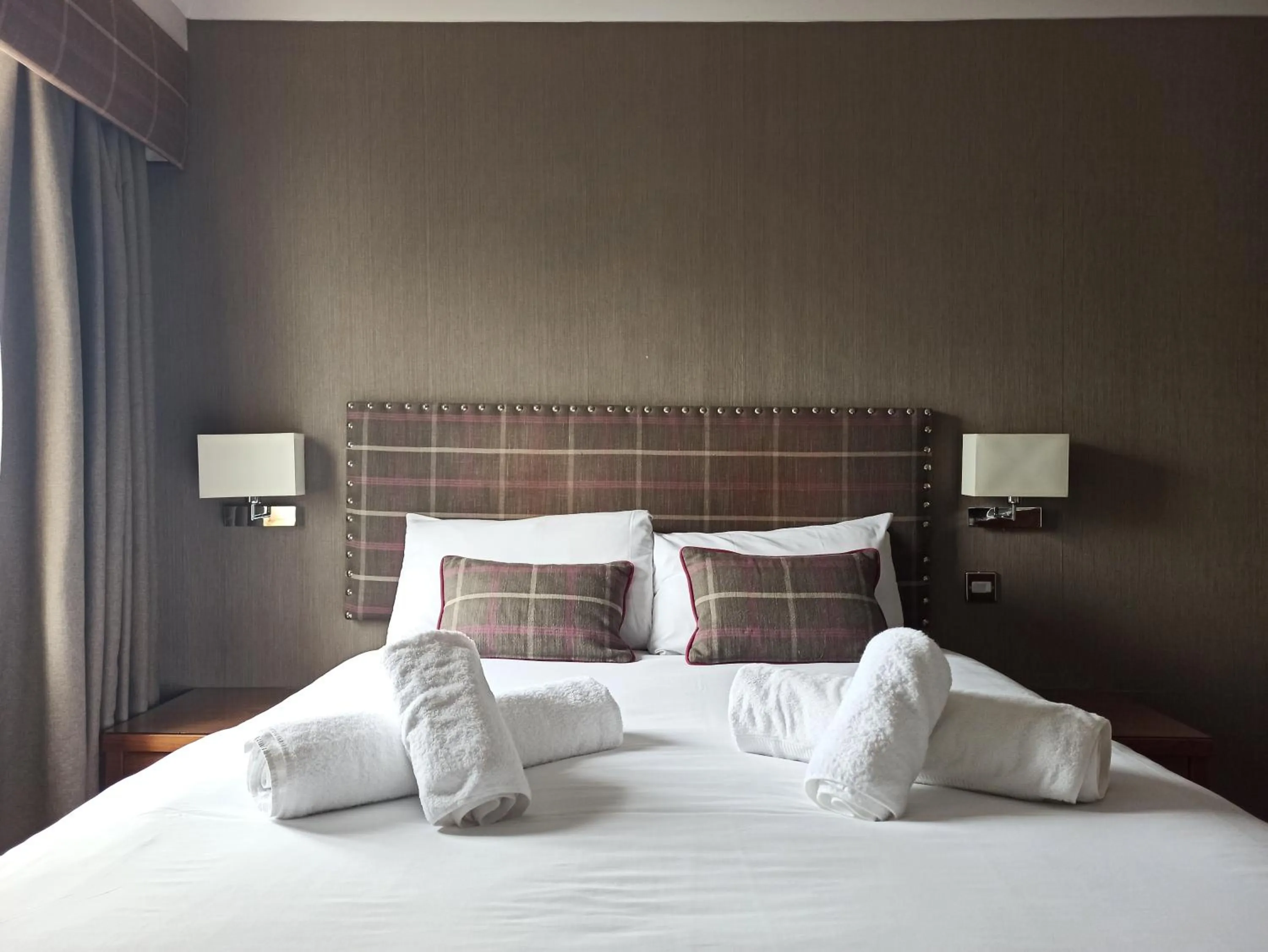 Bed in Anchor Hotel and Seabed Restaurant