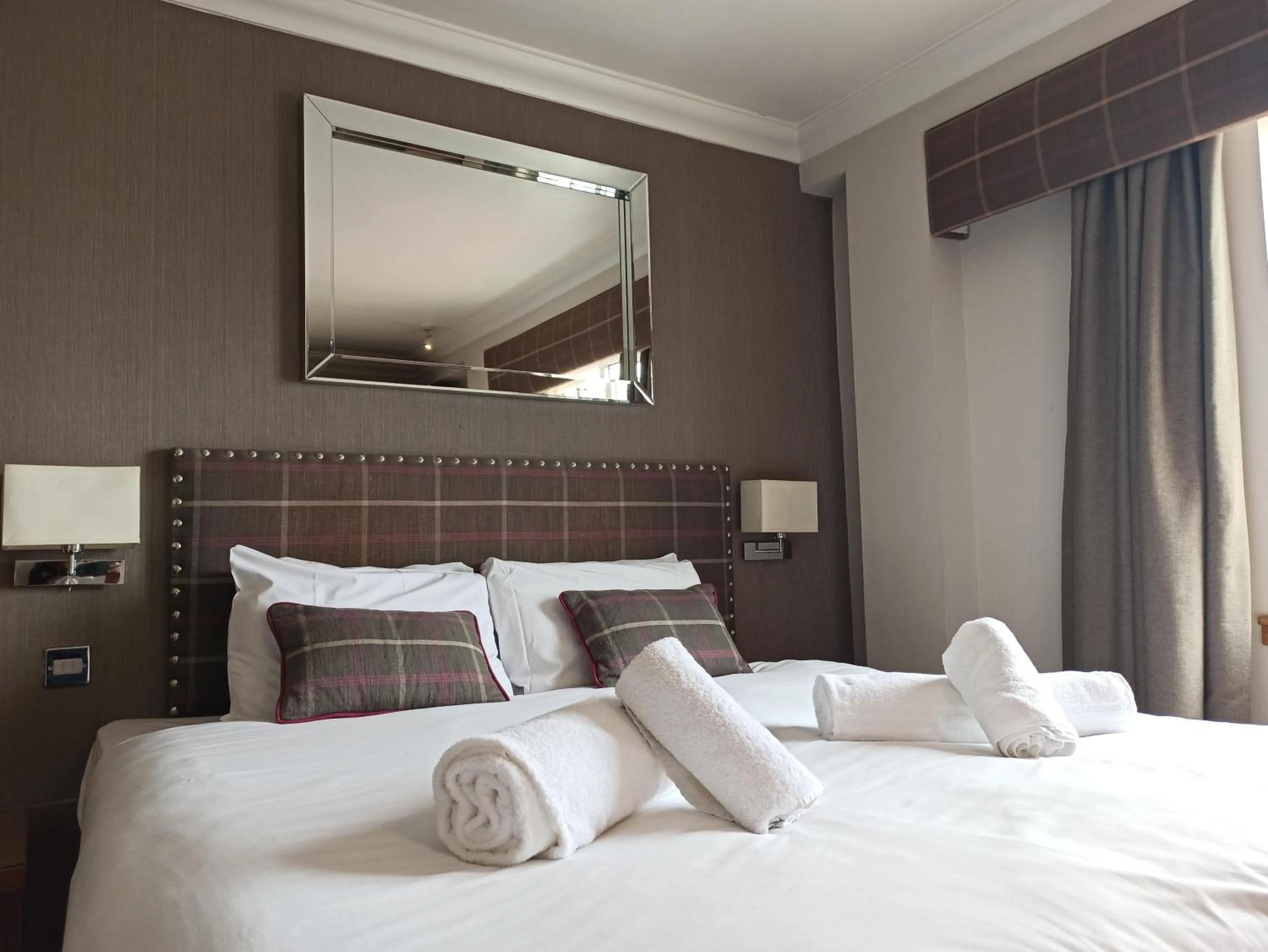 Bed in Anchor Hotel and Seabed Restaurant