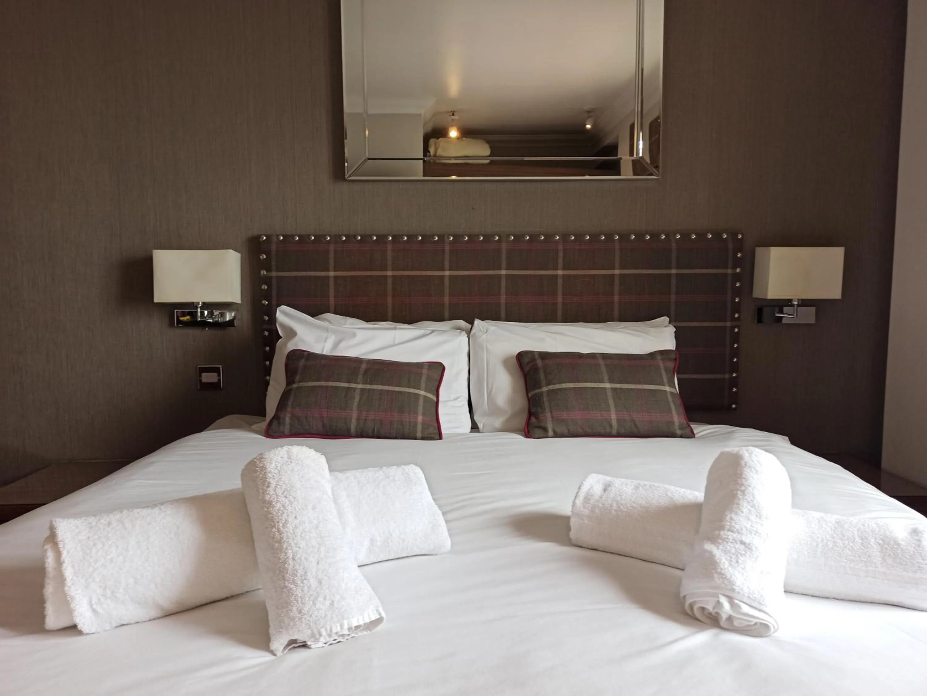 Bed in Anchor Hotel and Seabed Restaurant