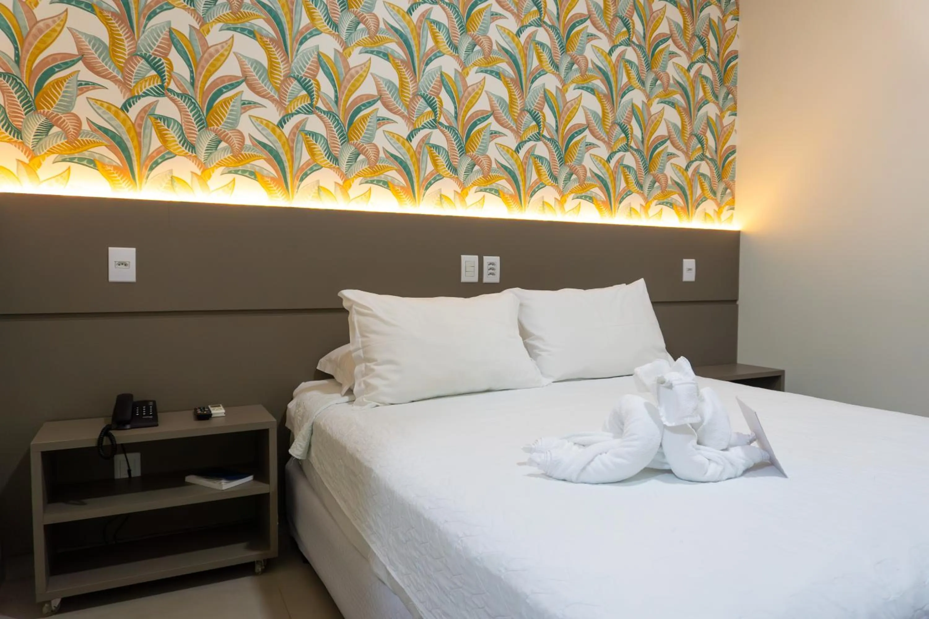 Bed in Hotel Mandino