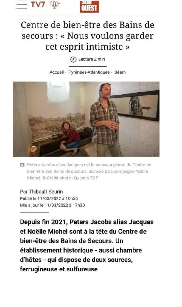 Bains de Secours, Chambres d'hotes