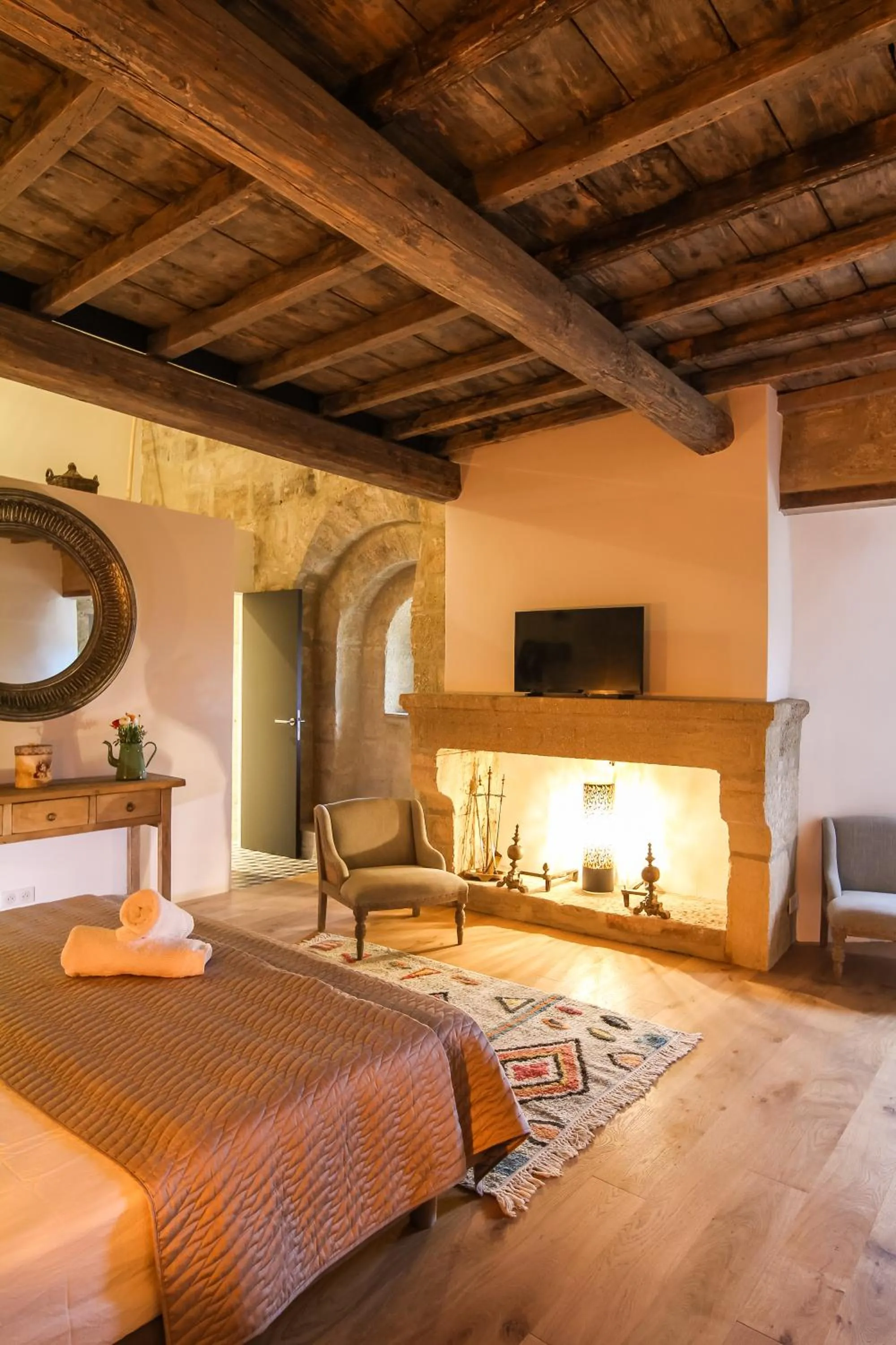 Bed in La Maison D'Aimé