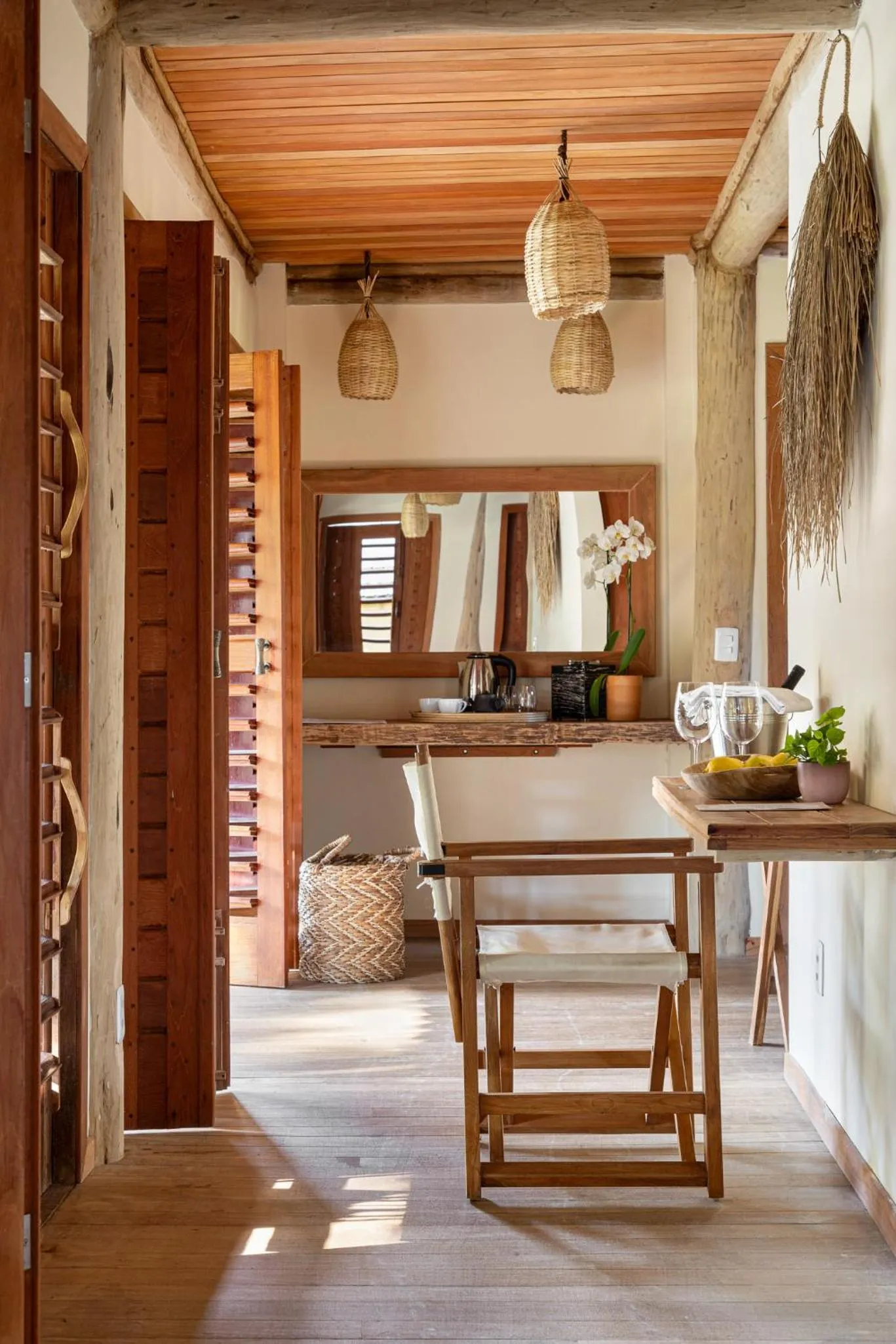 Decorative detail in Filha Da Lua Ecolodge