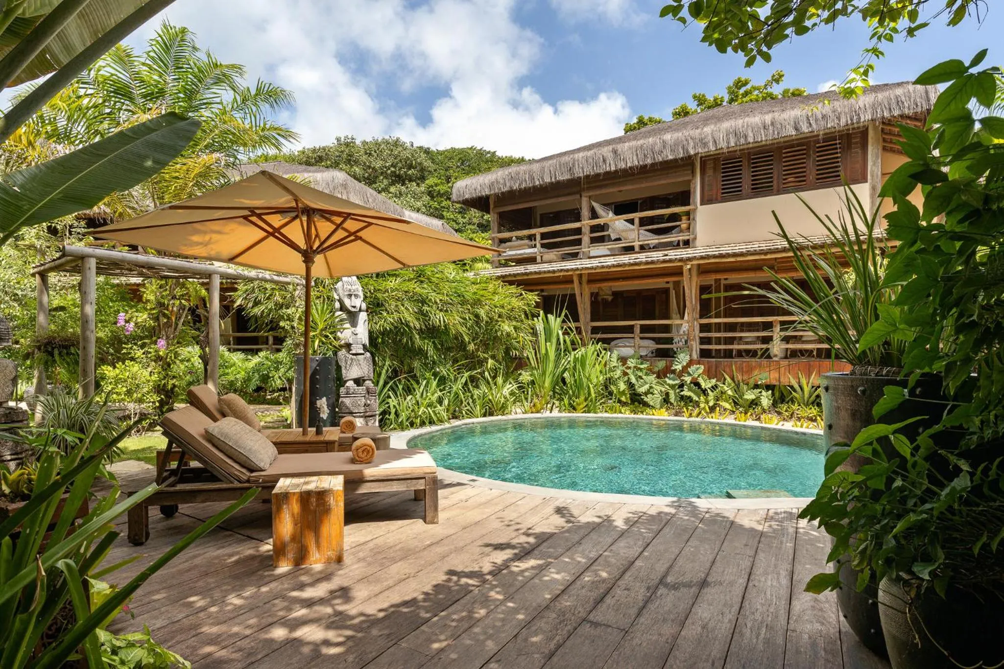 Garden in Filha Da Lua Ecolodge