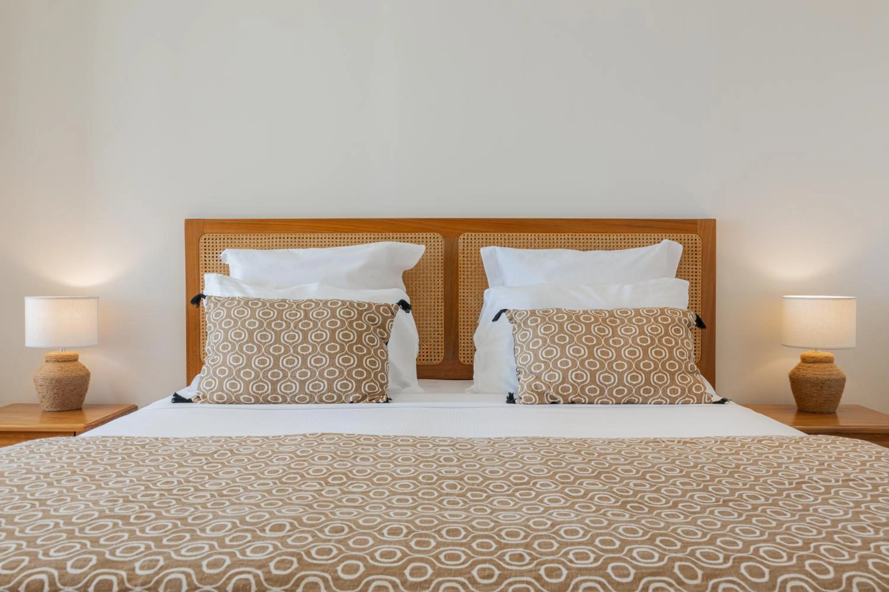 Bed in Hôtel Amaudo