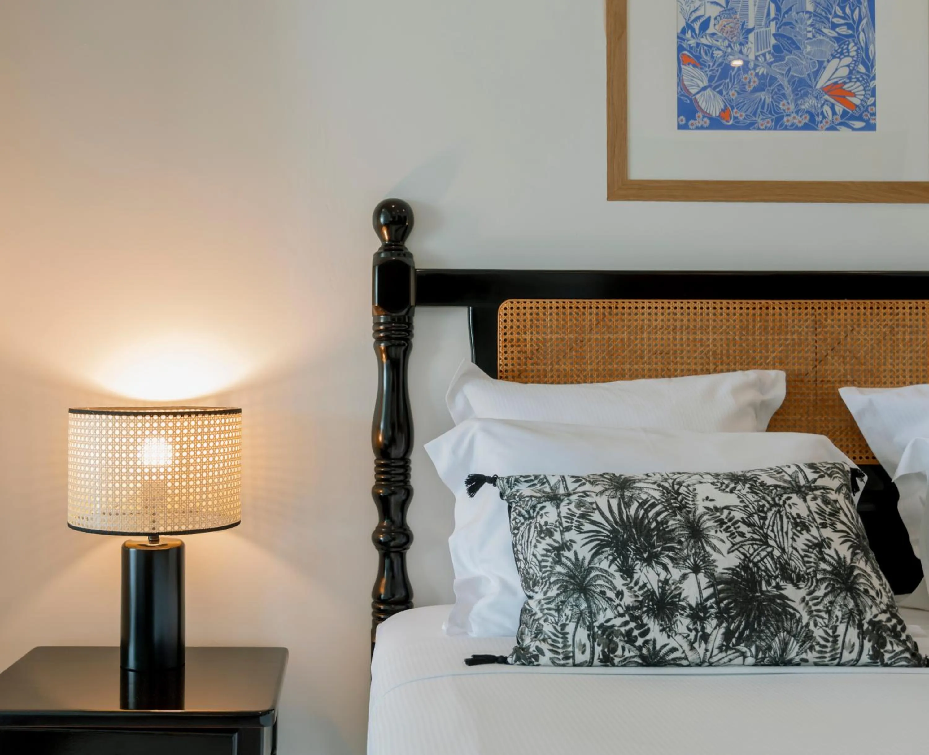 Bed in Hôtel Amaudo