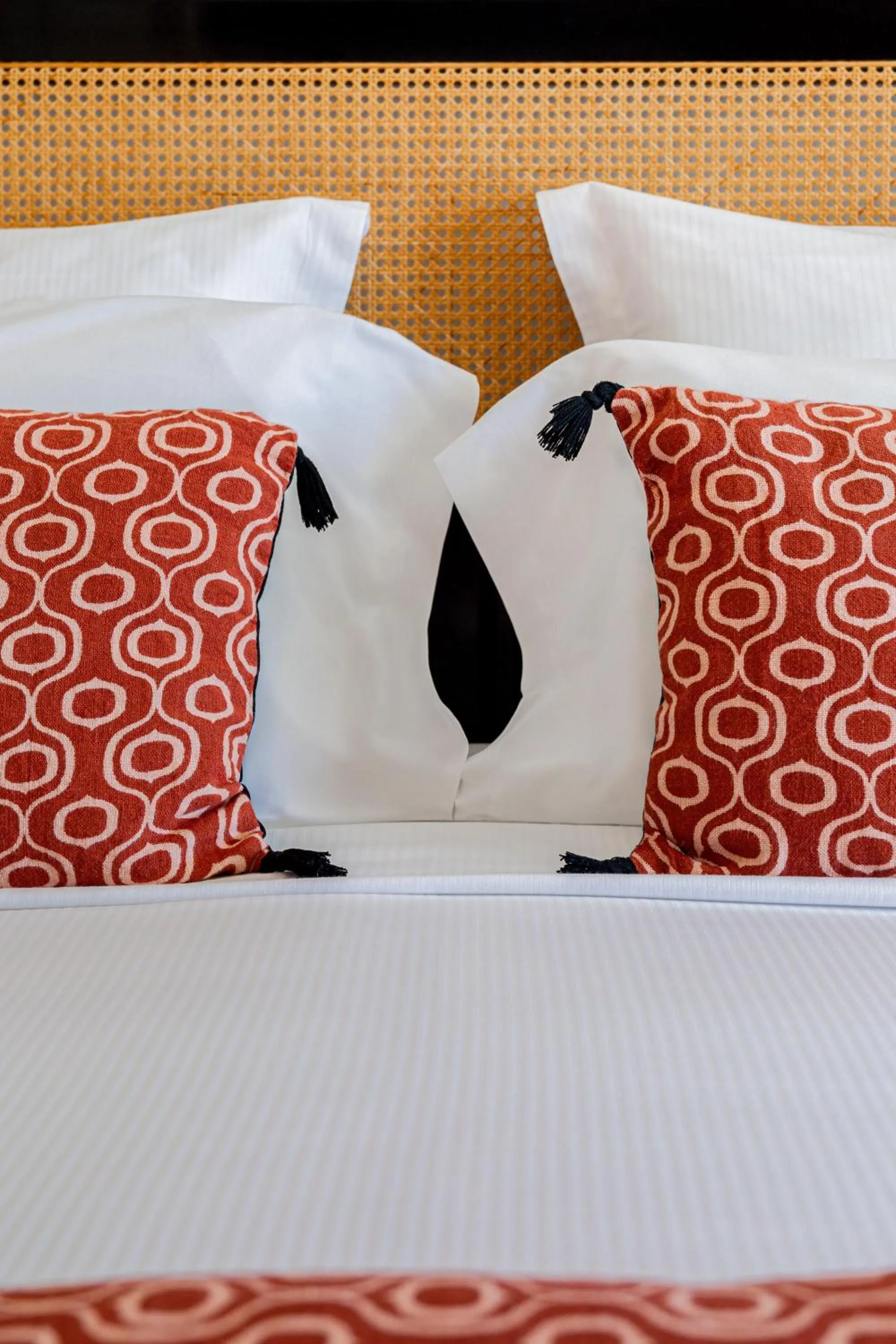 Bed in Hôtel Amaudo