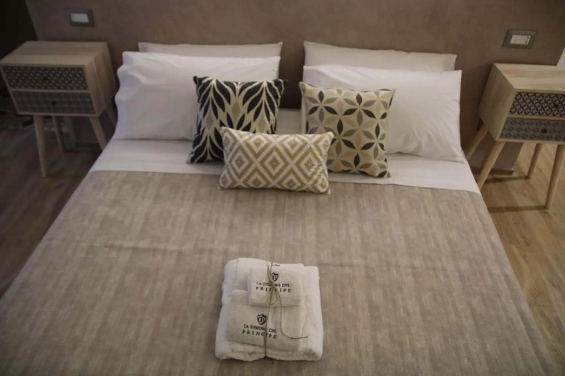 Bed in La Dimora del Principe-Piano terra