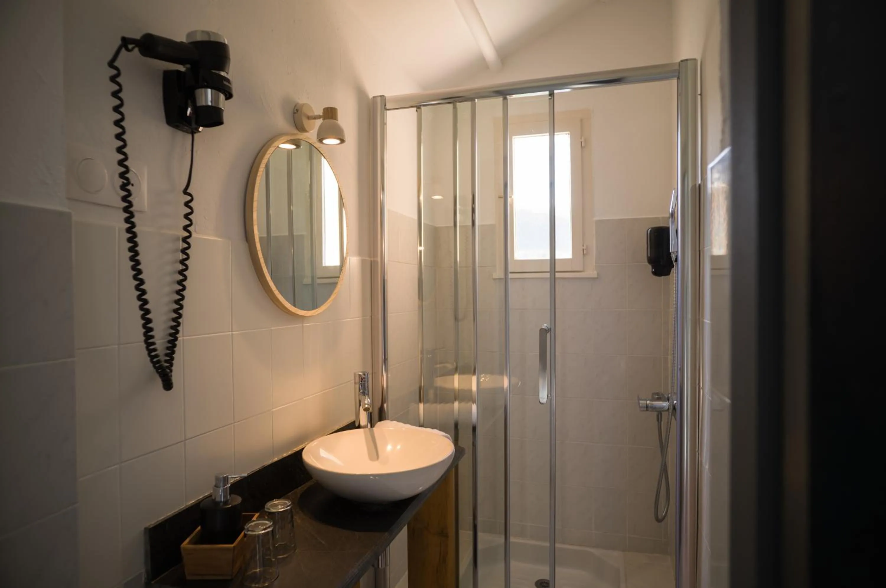 Bathroom in Hôtel - Restaurant U Santu Petru