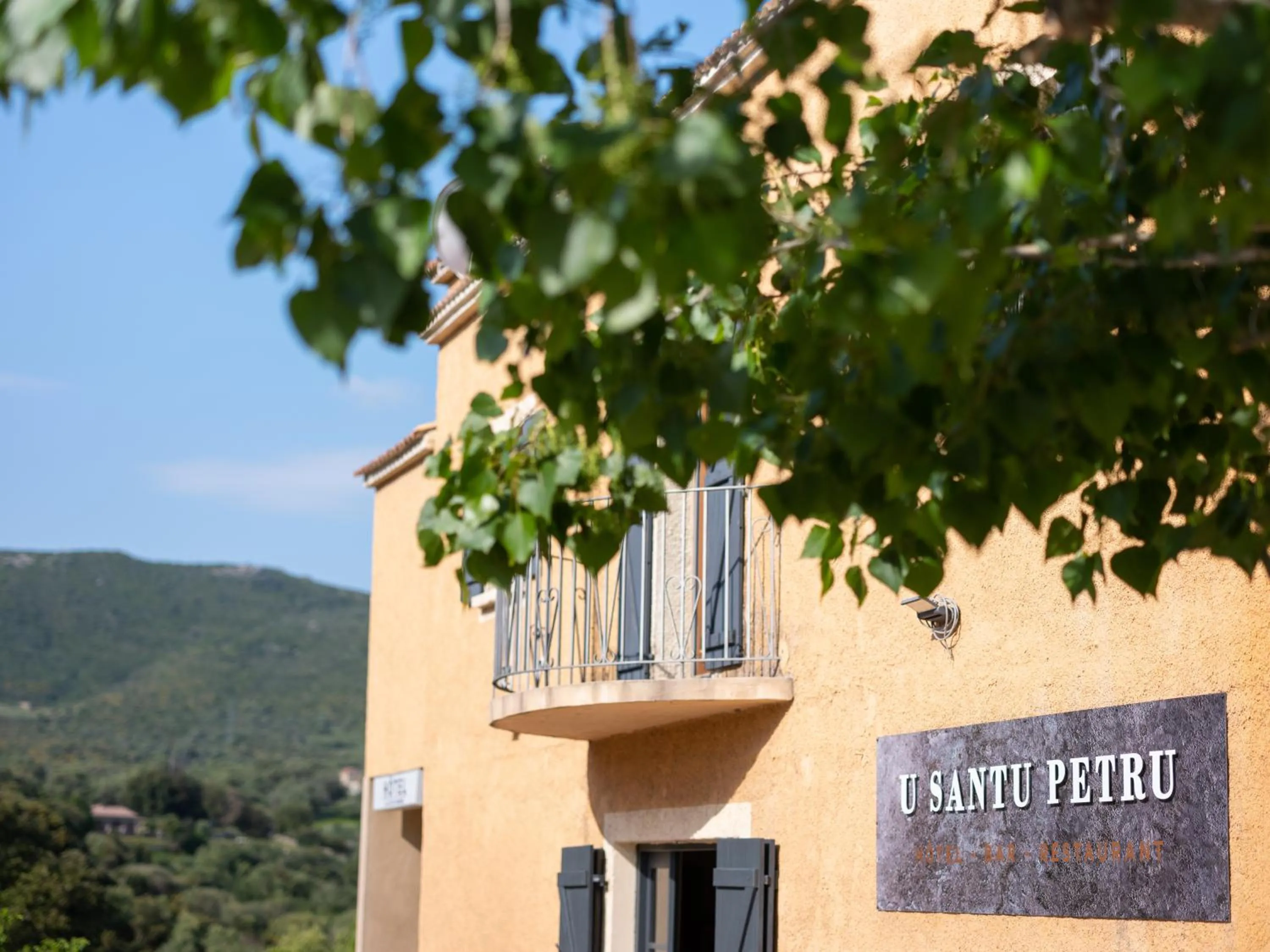 Property building in Hôtel - Restaurant U Santu Petru