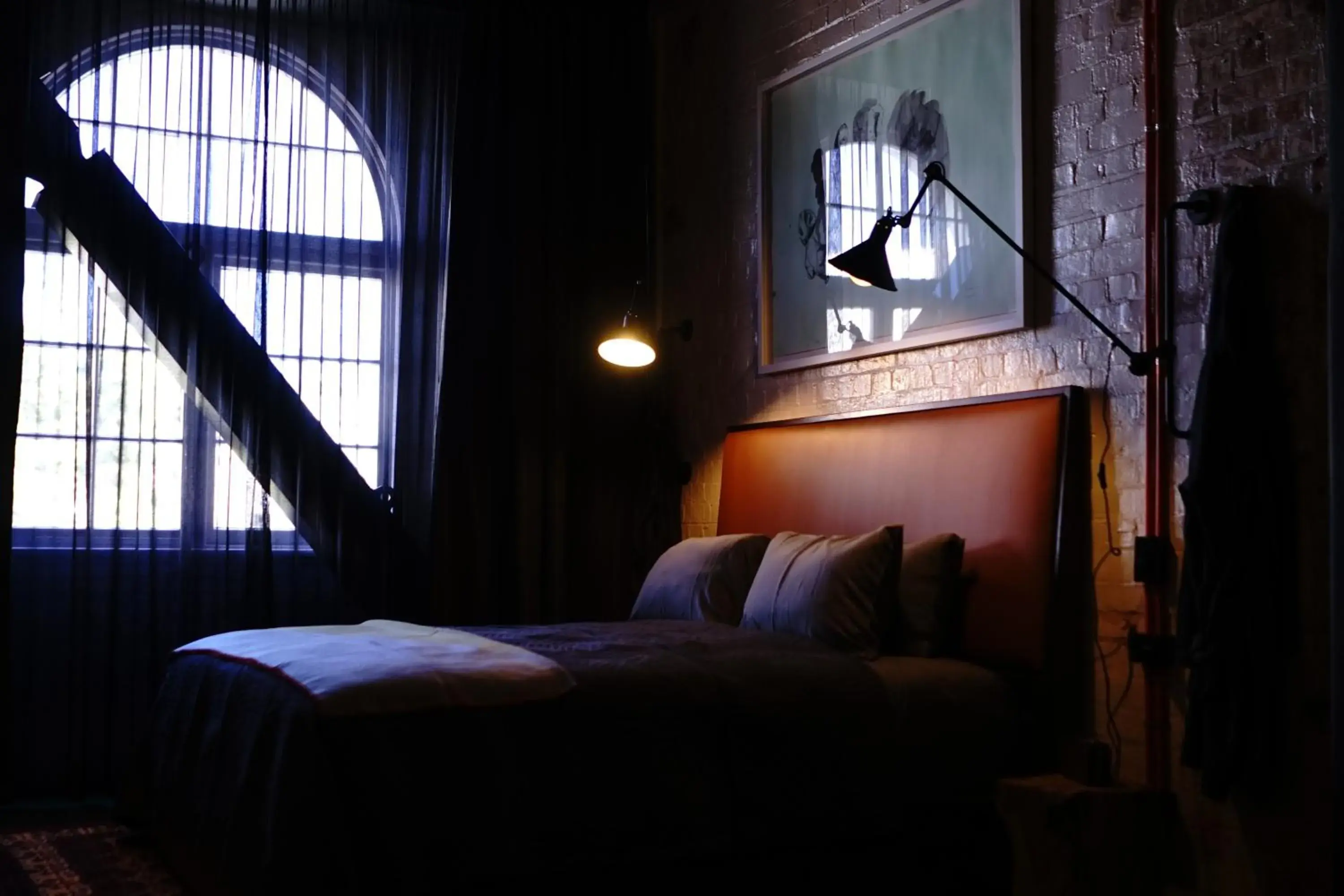 Bedroom, Bed in The Intrepid Hotel Bedroom, Bed in The Intrepid Hotel