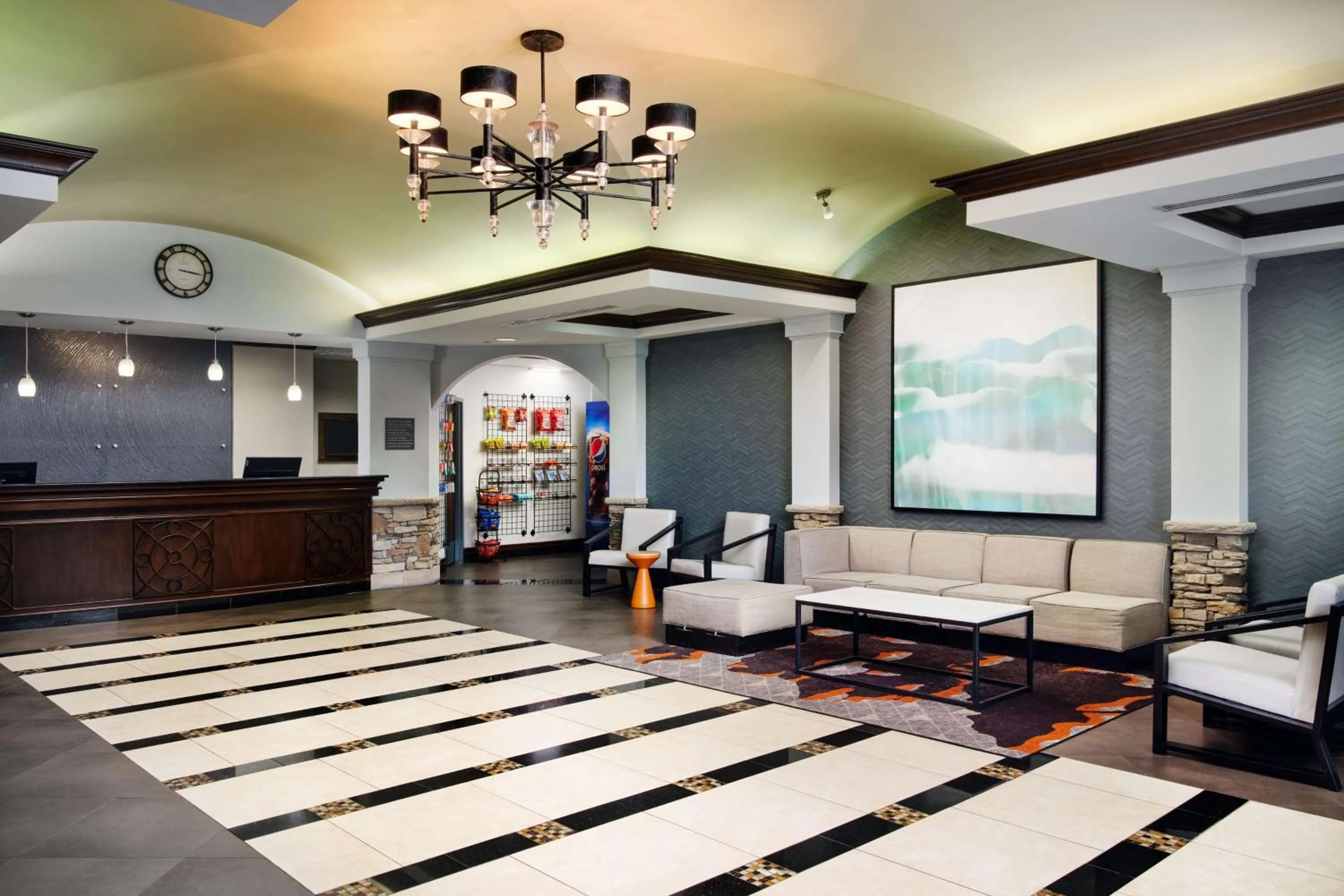 Lobby or reception in Hyatt House Sterling/Dulles Airport North