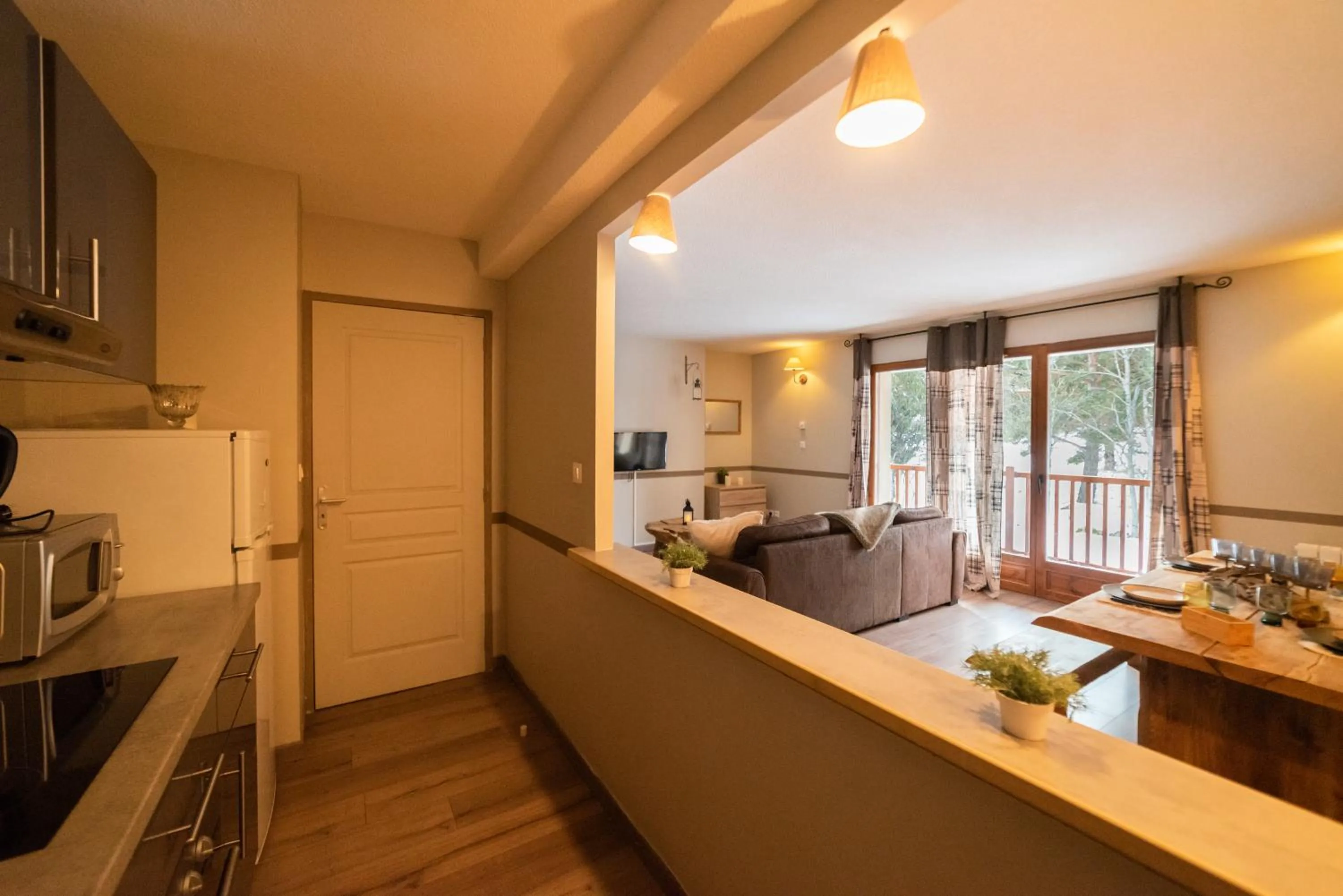 Living room in Résidence Les Esplaneilles