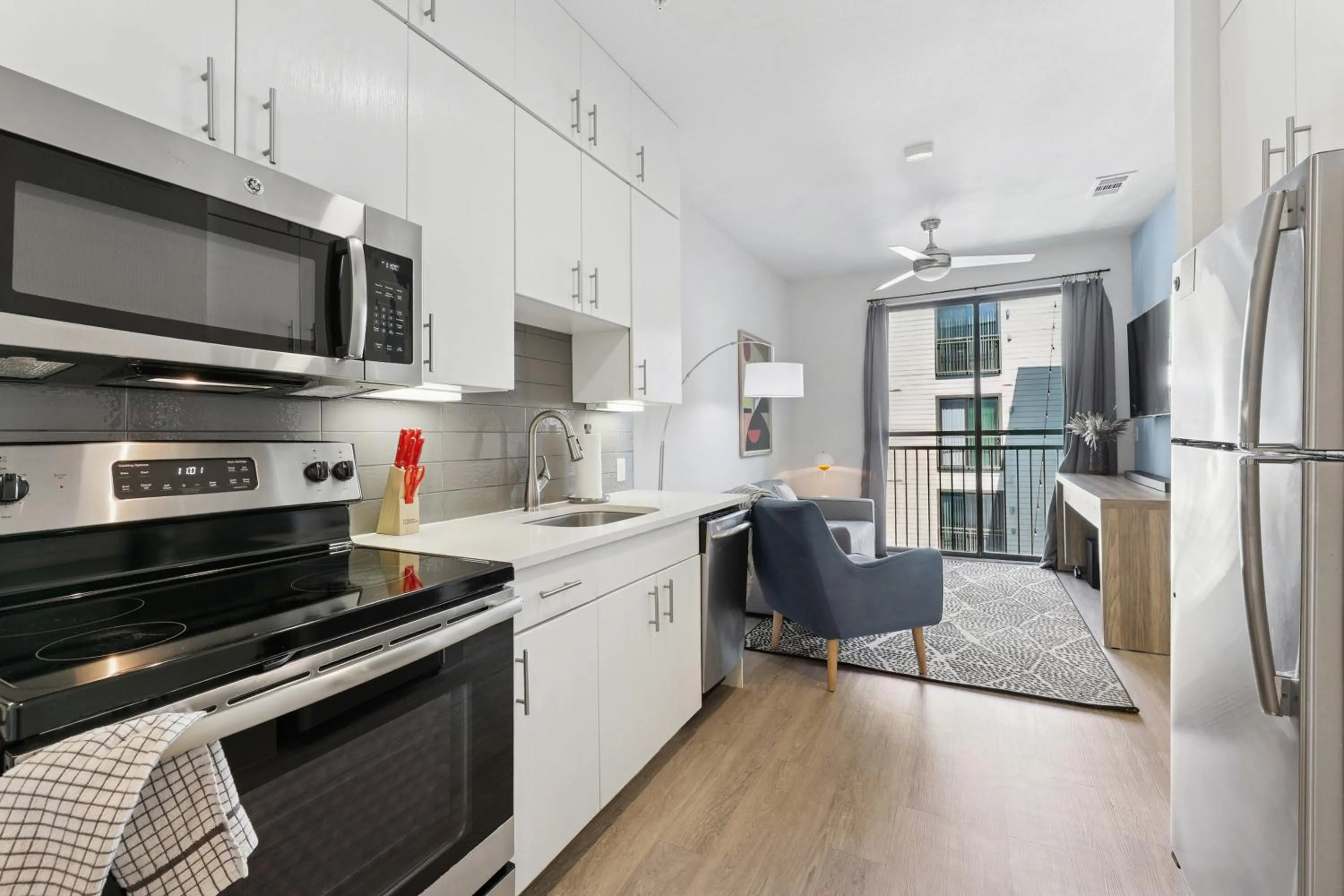 kitchen in Sentral East Austin at 1630 E Sixth