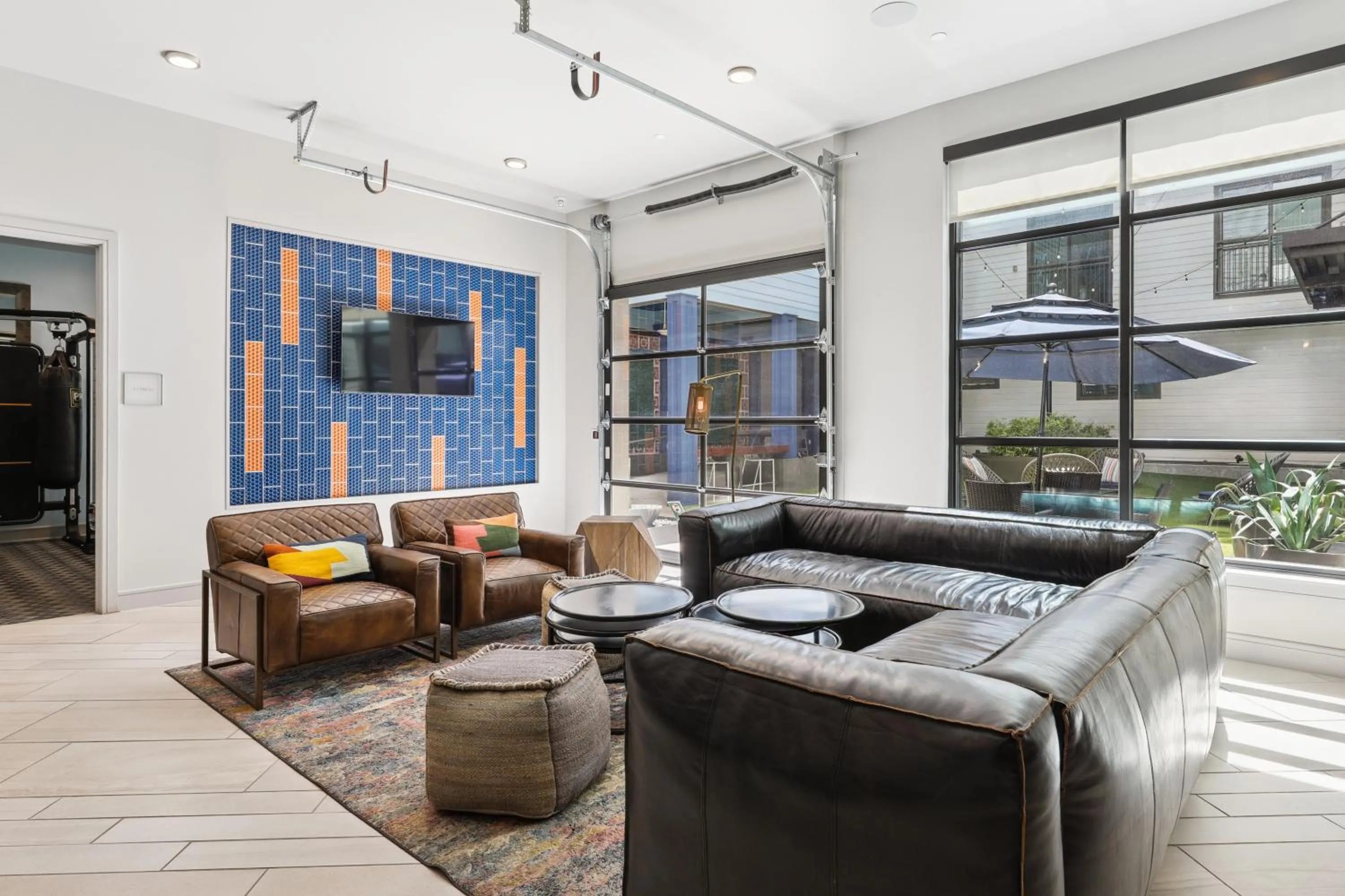 Communal lounge/ TV room in Sentral East Austin at 1630 E Sixth