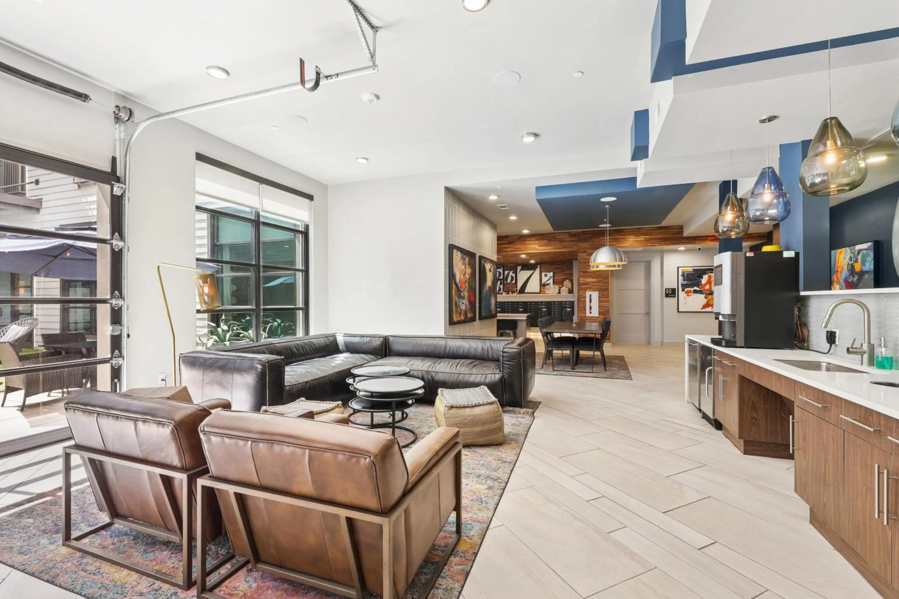 Communal lounge/ TV room in Sentral East Austin at 1630 E Sixth