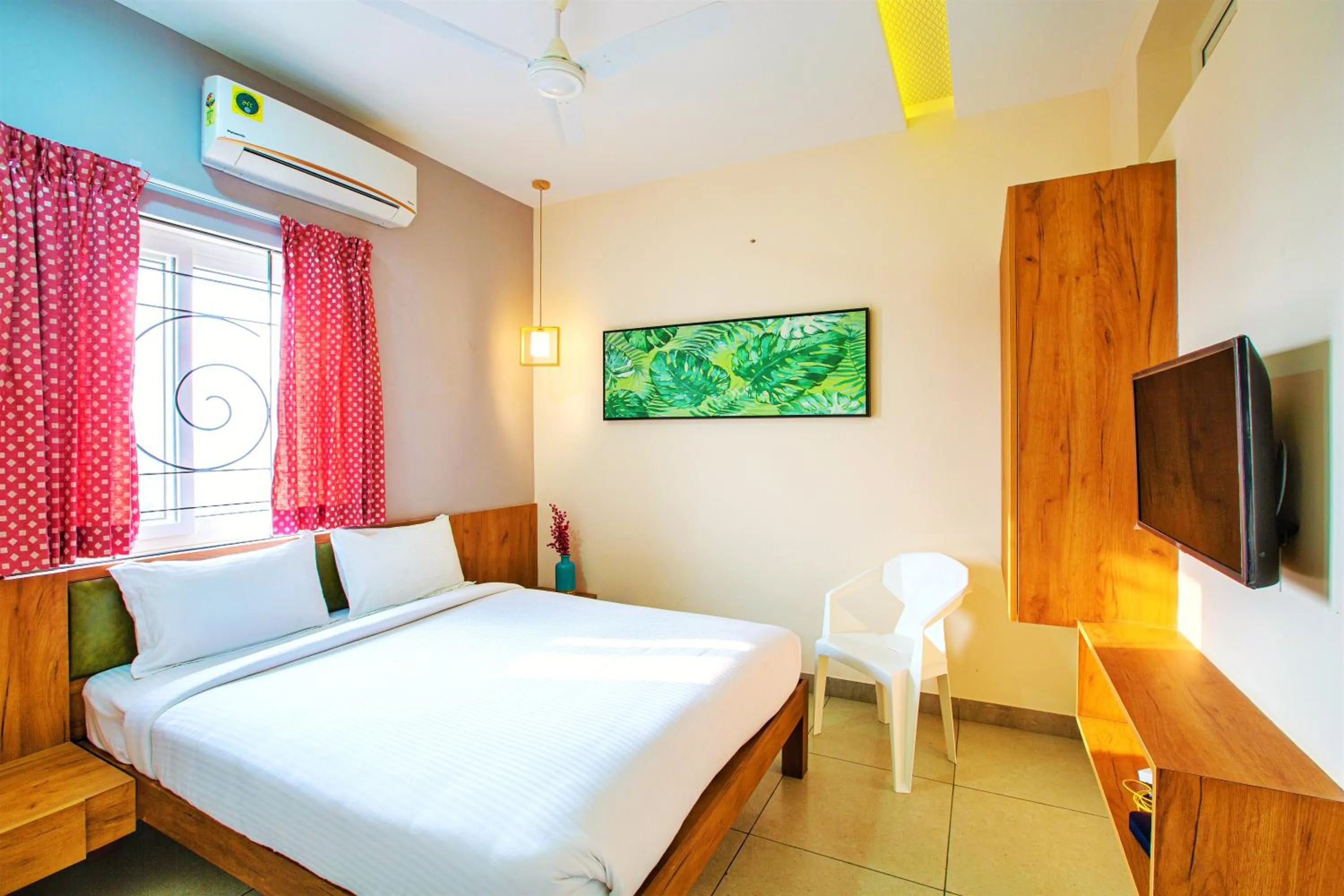 Bedroom, Bed in Sarvam Serviced Apartment