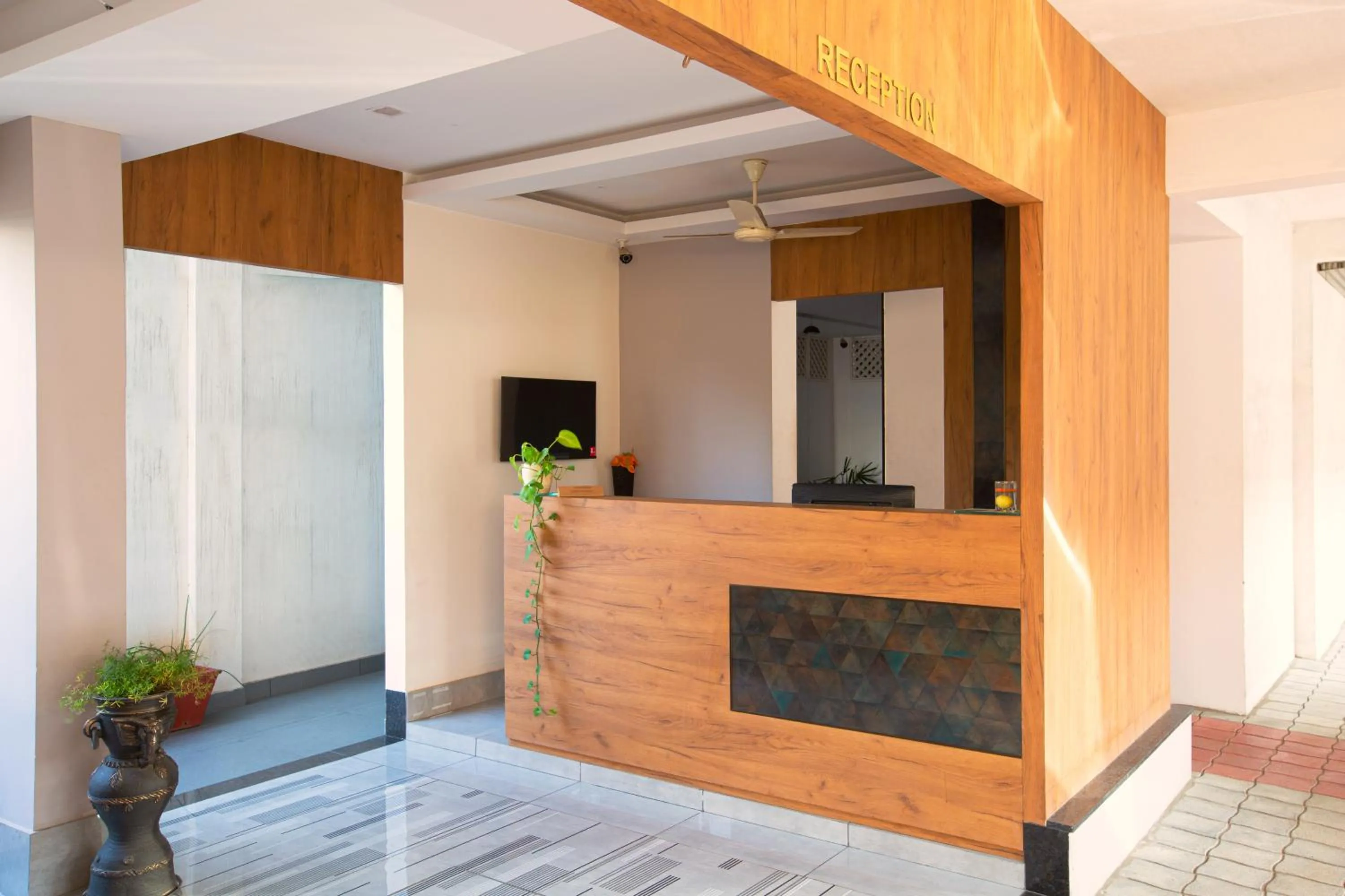 Lobby or reception in Sarvam Serviced Apartment