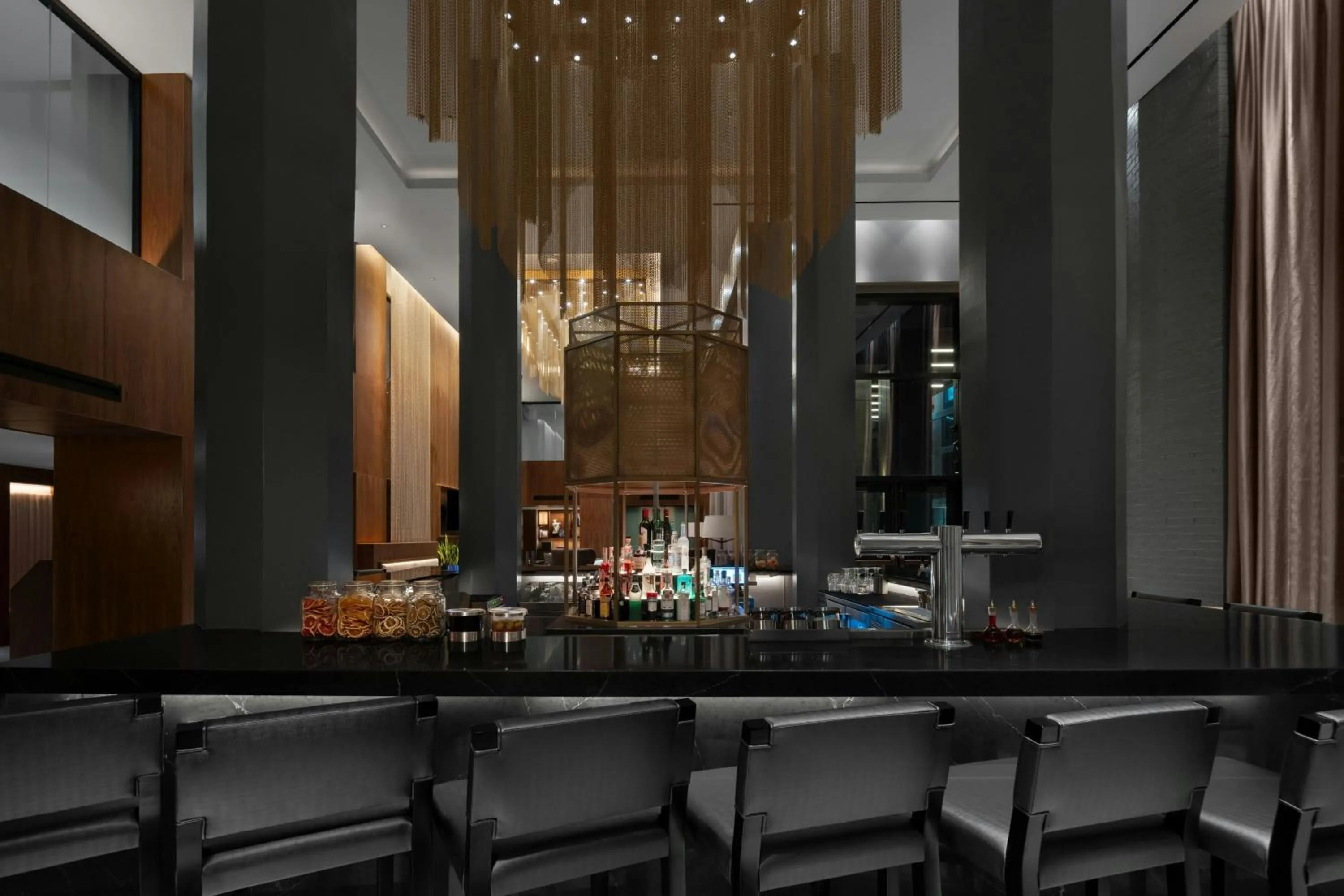 Lounge or bar in AC Hotel by Marriott San Antonio Riverwalk