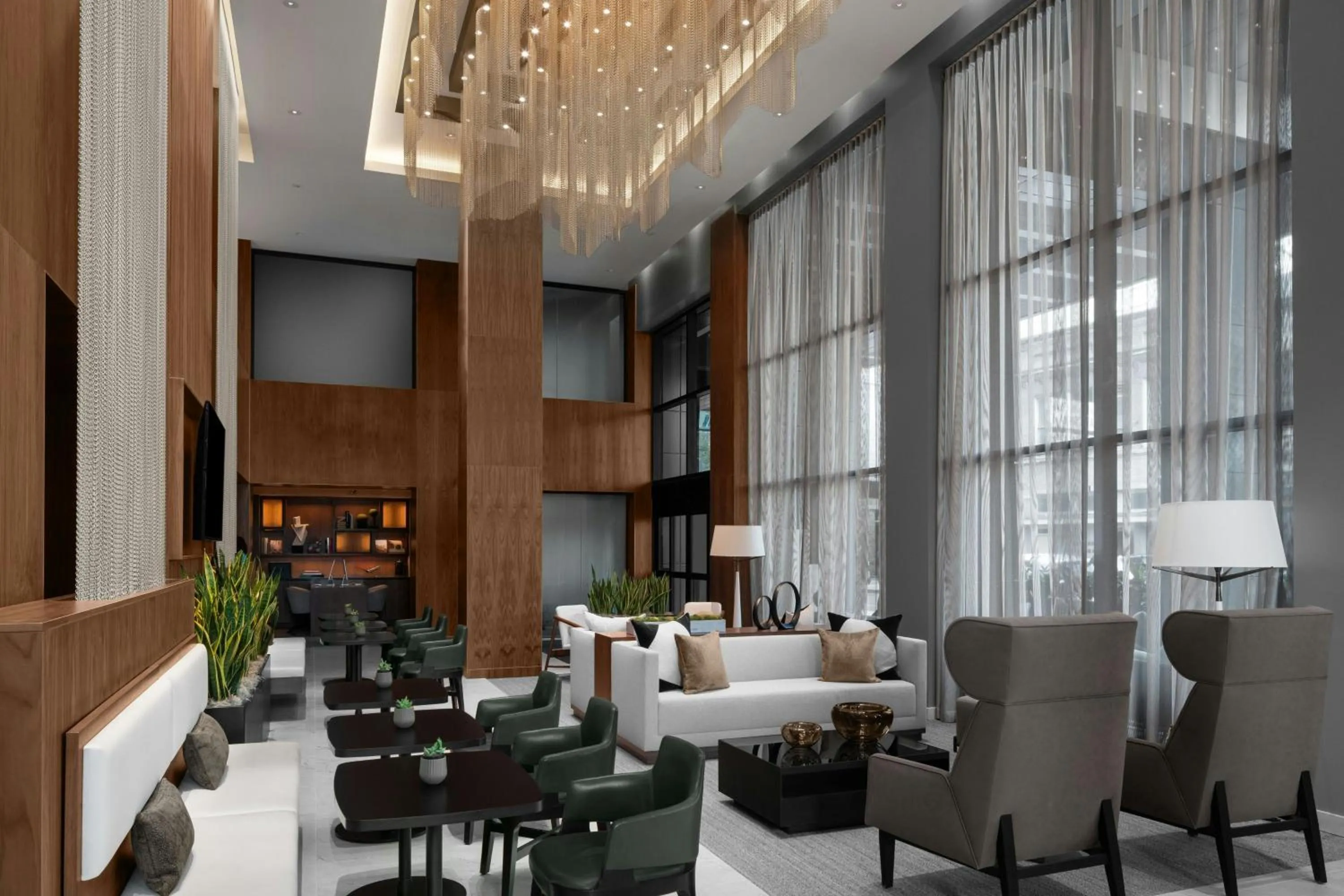 Lobby or reception in AC Hotel by Marriott San Antonio Riverwalk