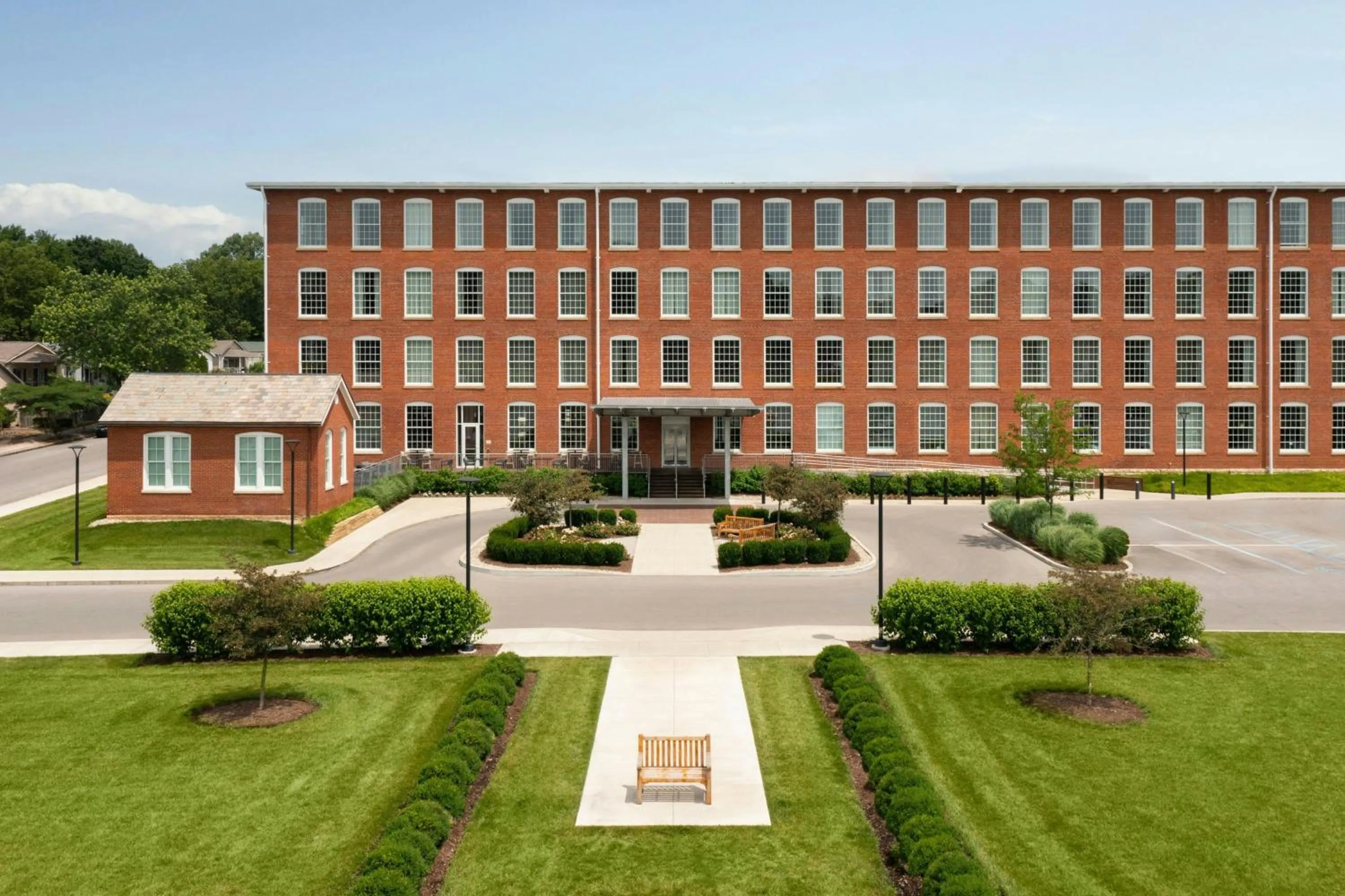 Property building in Fairfield Inn & Suites Madison Historic Eagle Cotton Mill