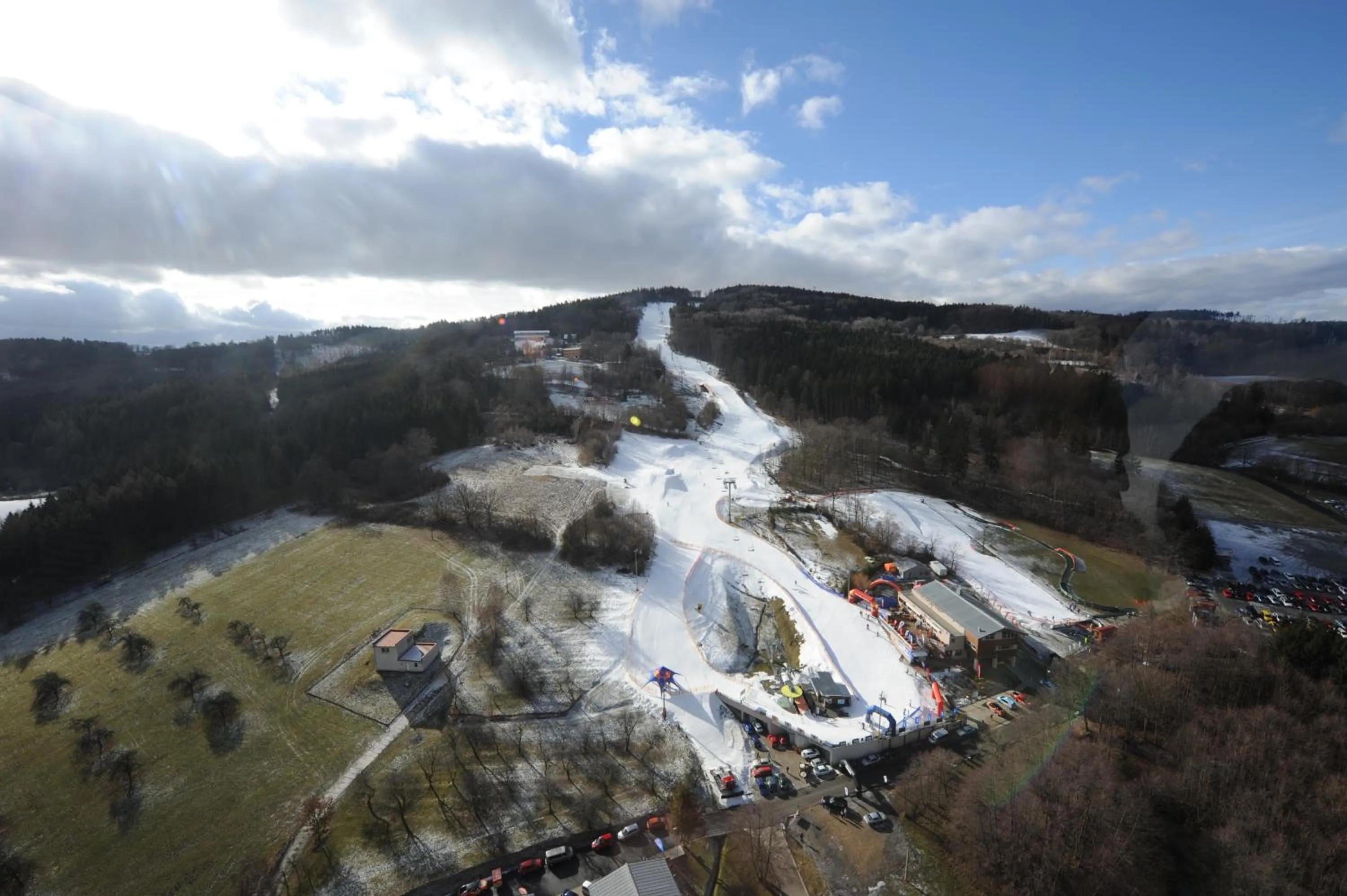 Bird's eye view in Hotel Monínec