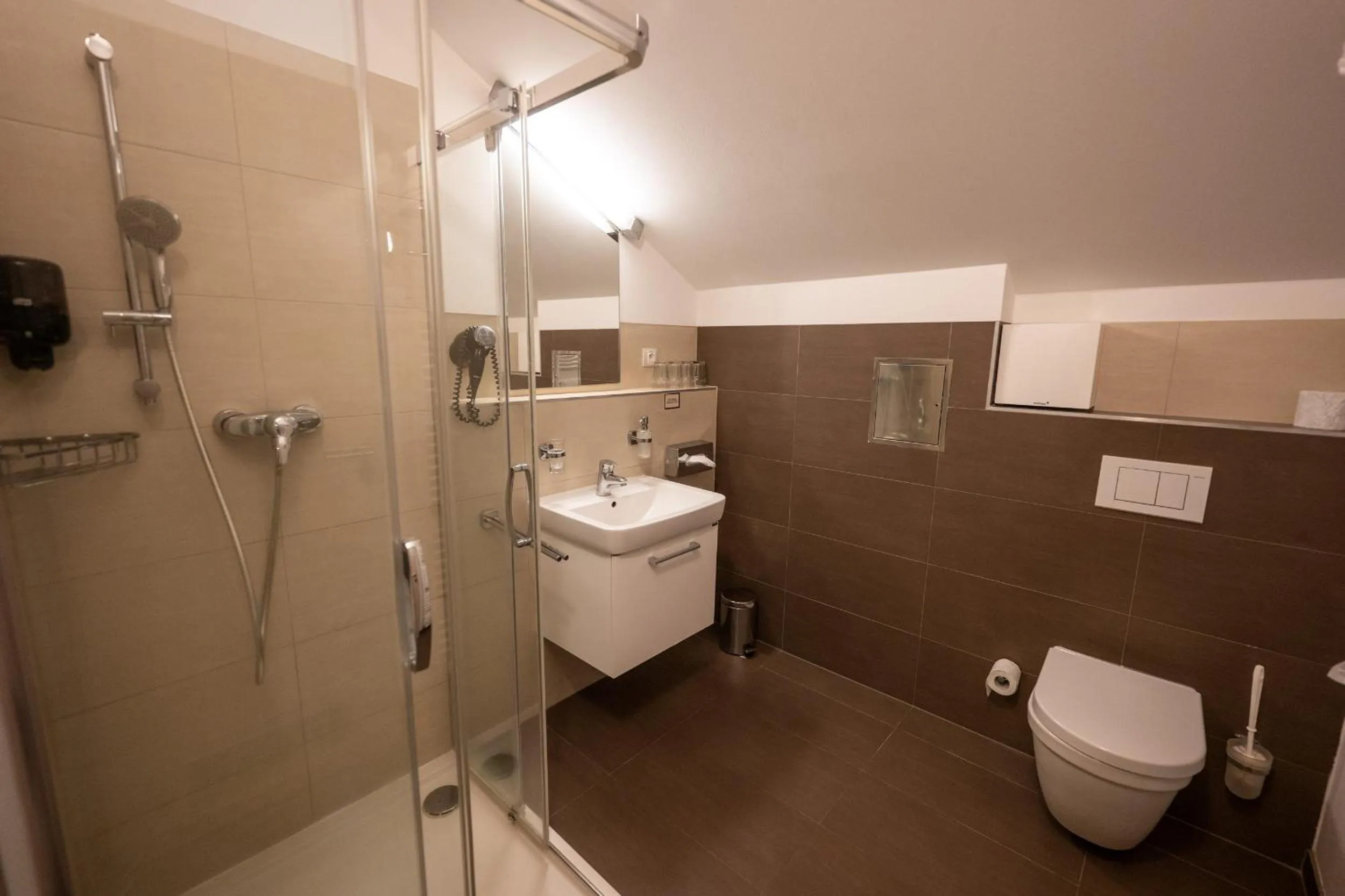 Bathroom in Hotel Monínec