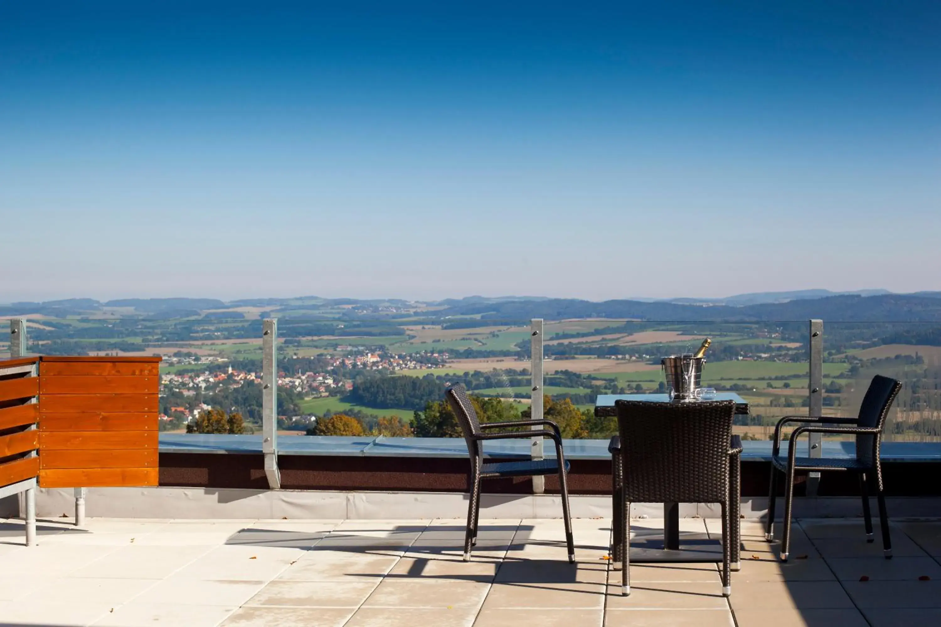 Triple Room with Terrace in Hotel Monínec Triple Room with Terrace in Hotel Monínec