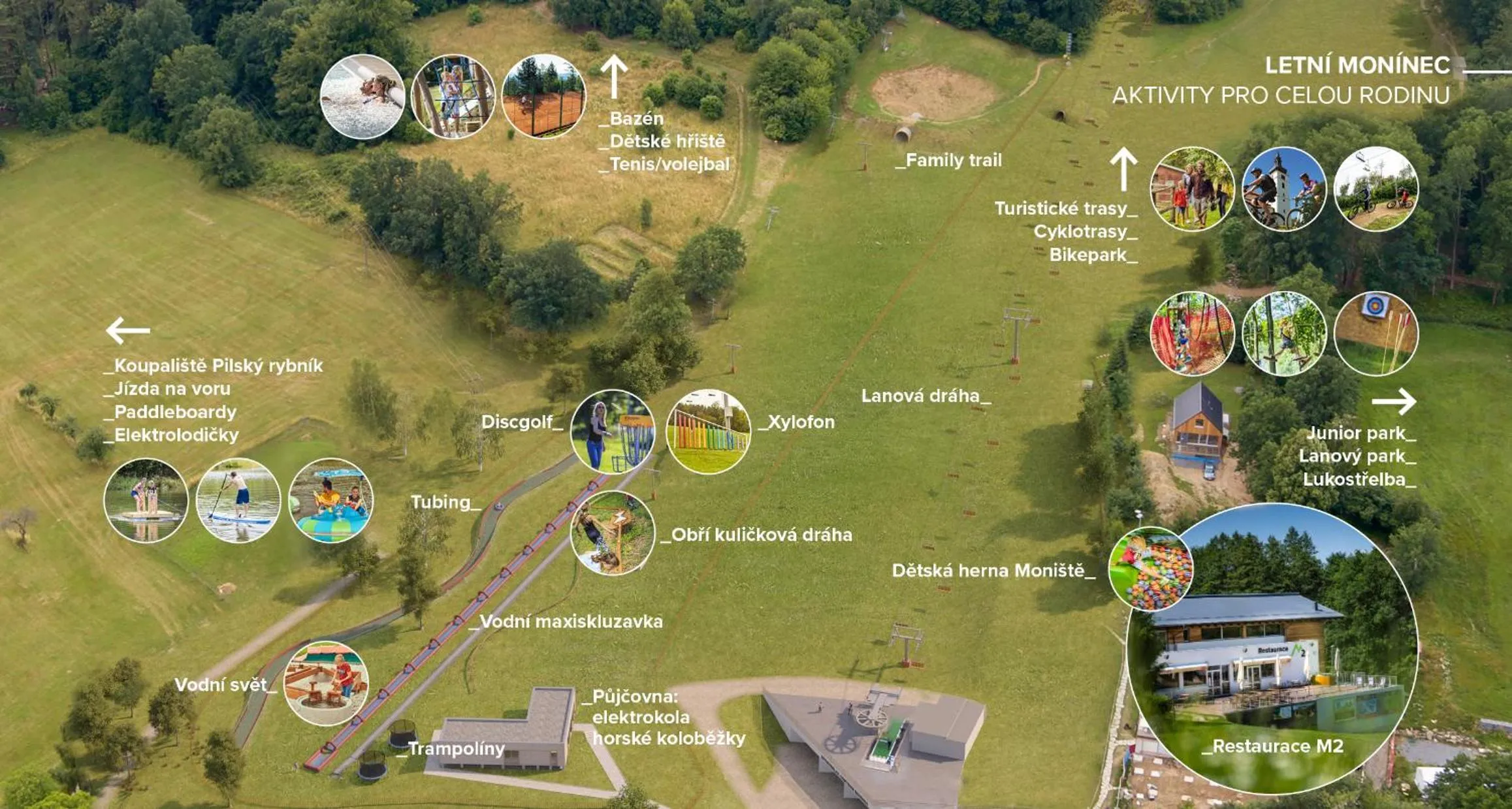 Area and facilities in Hotel Monínec