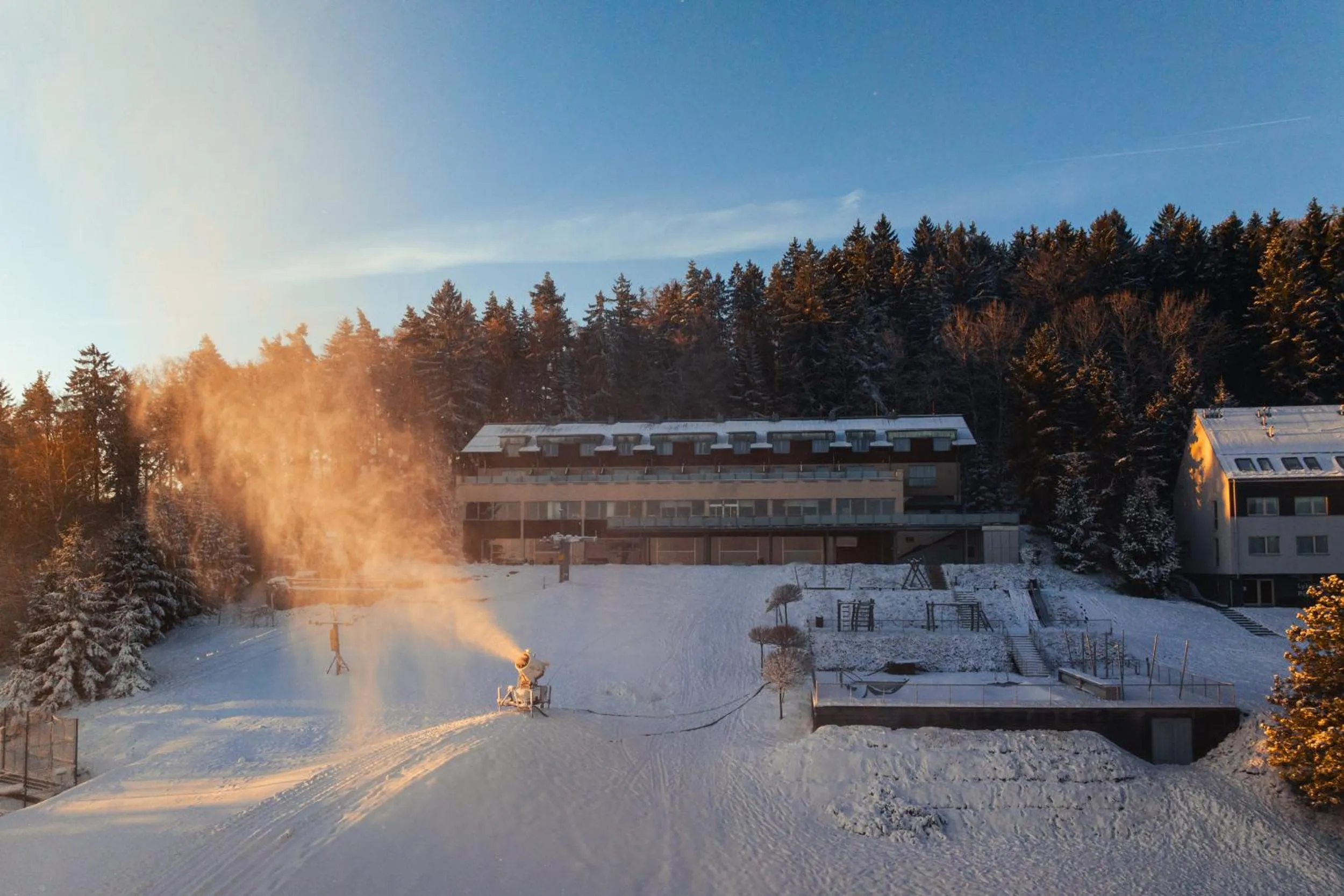 Property building in Hotel Monínec