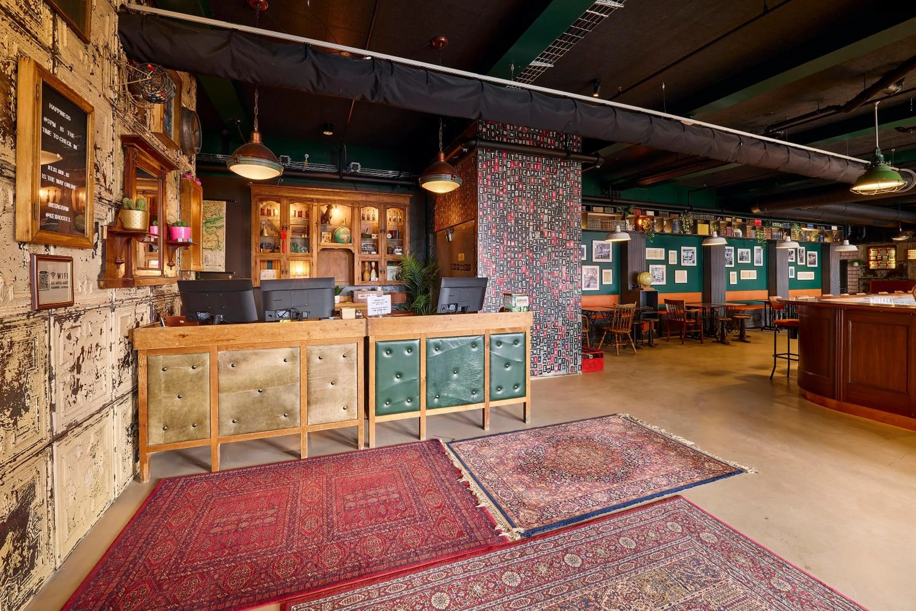 Lobby or reception in KEX Hostel and Hotel