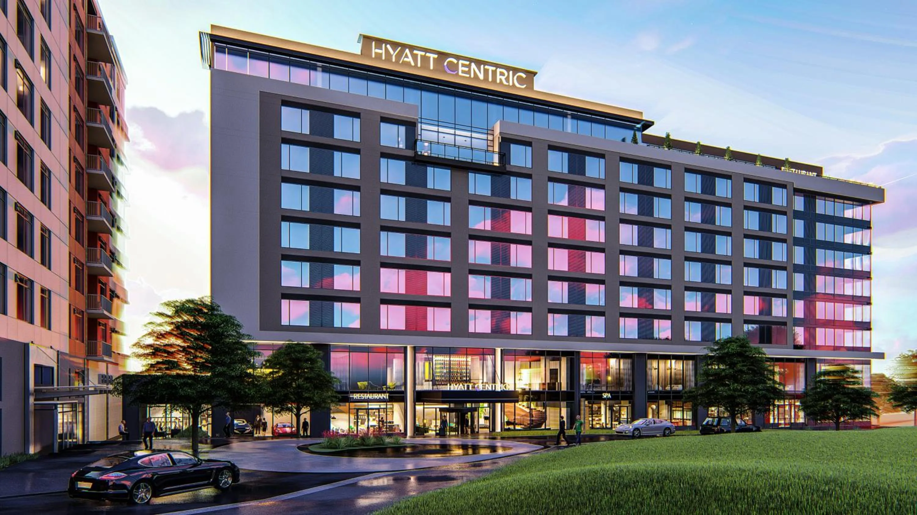 Property building in Hyatt Centric Charlotte SouthPark