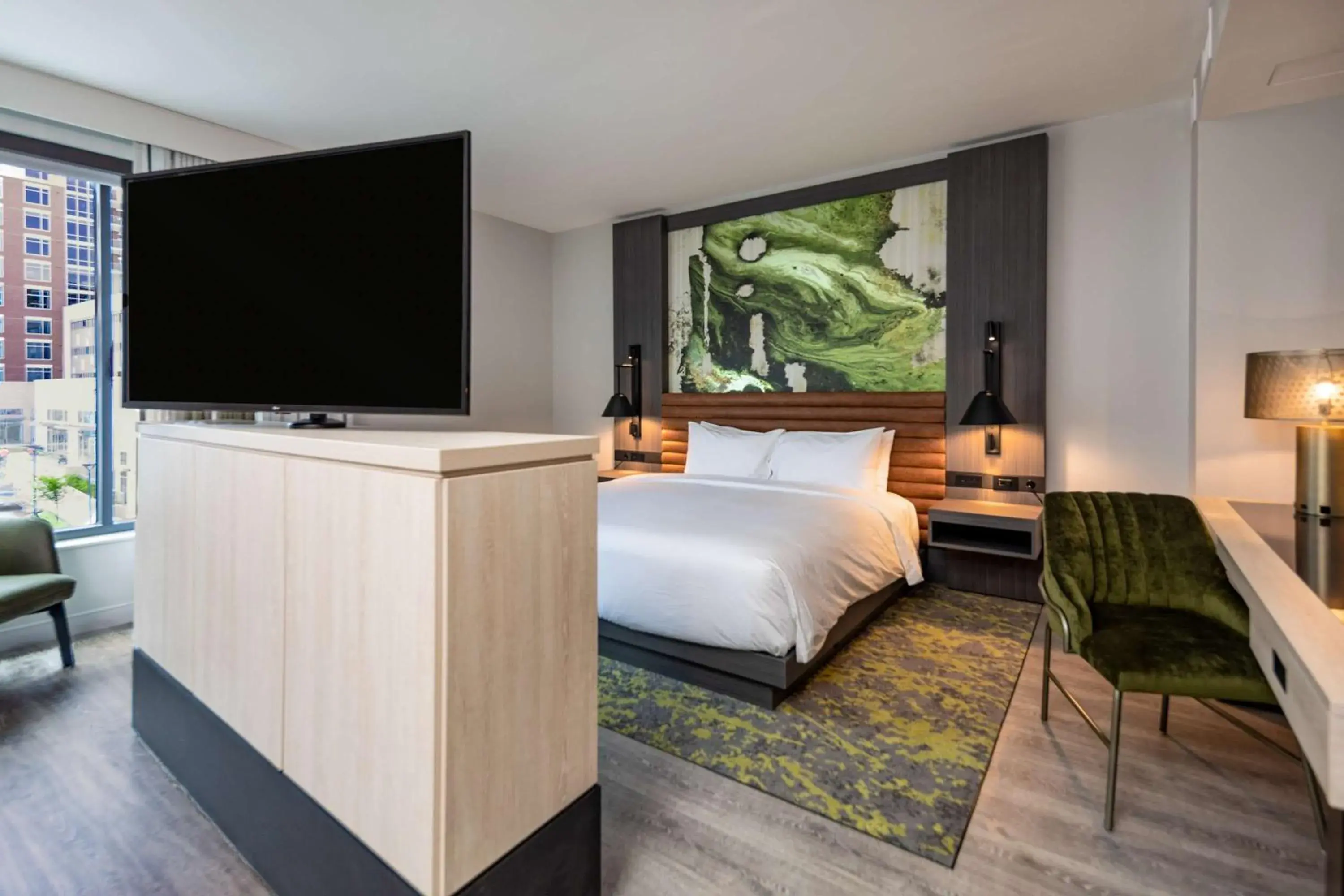 Photo of the whole room, Bed in Hyatt Centric Charlotte SouthPark Photo of the whole room, Bed in Hyatt Centric Charlotte SouthPark