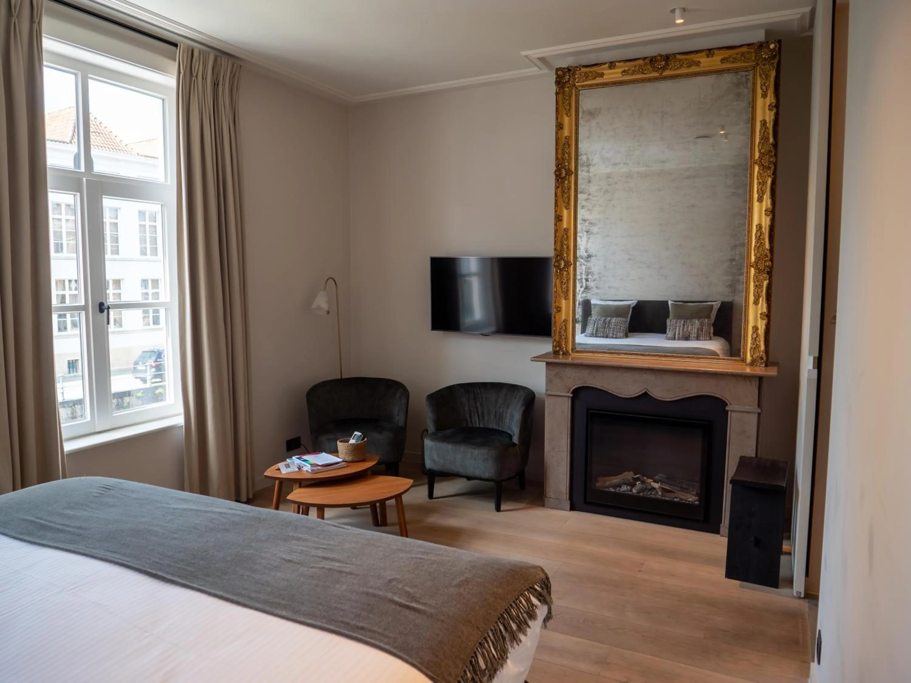 Seating area, Bed in B&B Anna9