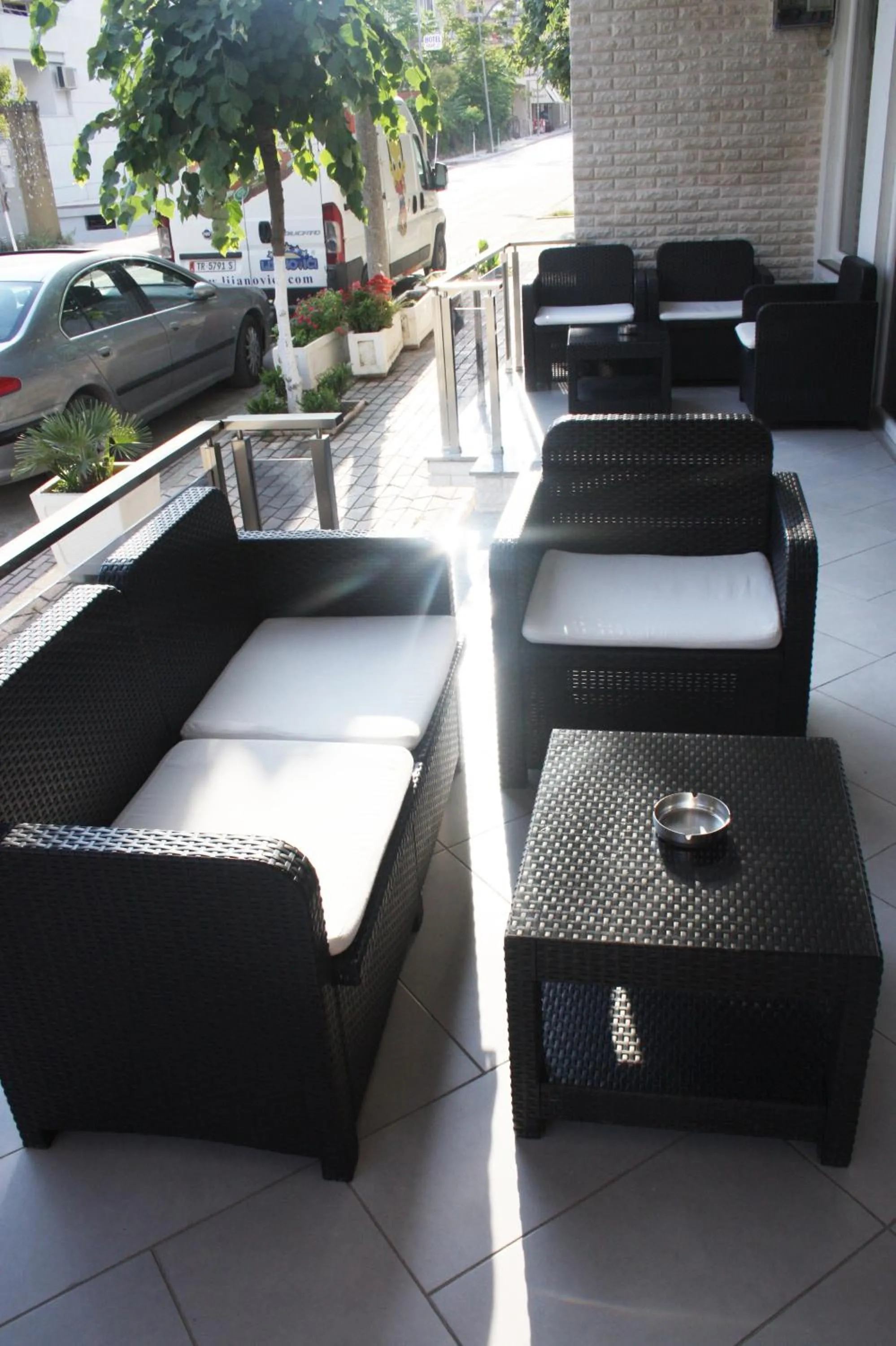 Balcony/Terrace in Hotel Aulona