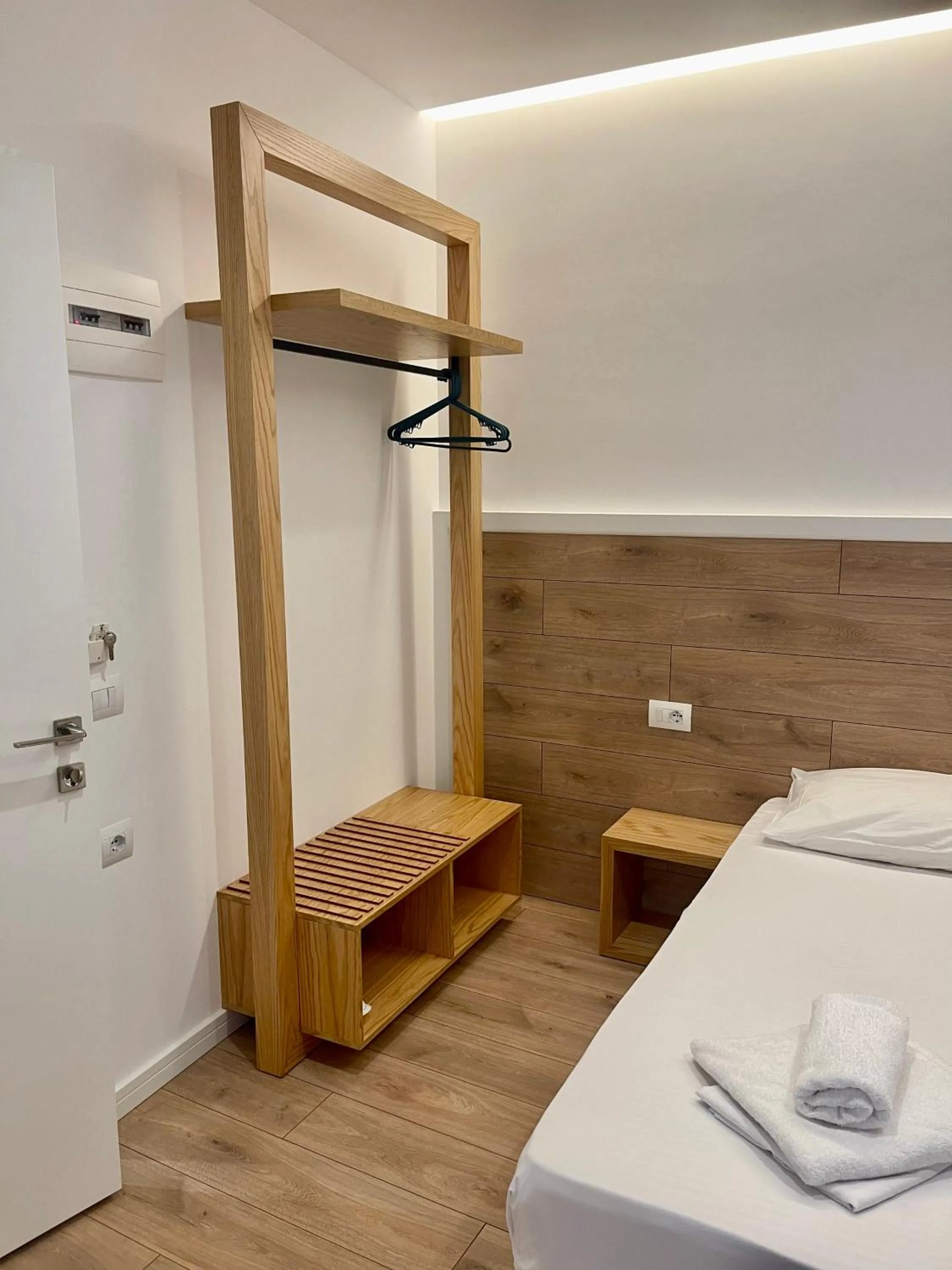 Bedroom, Bed in Hotel Aulona