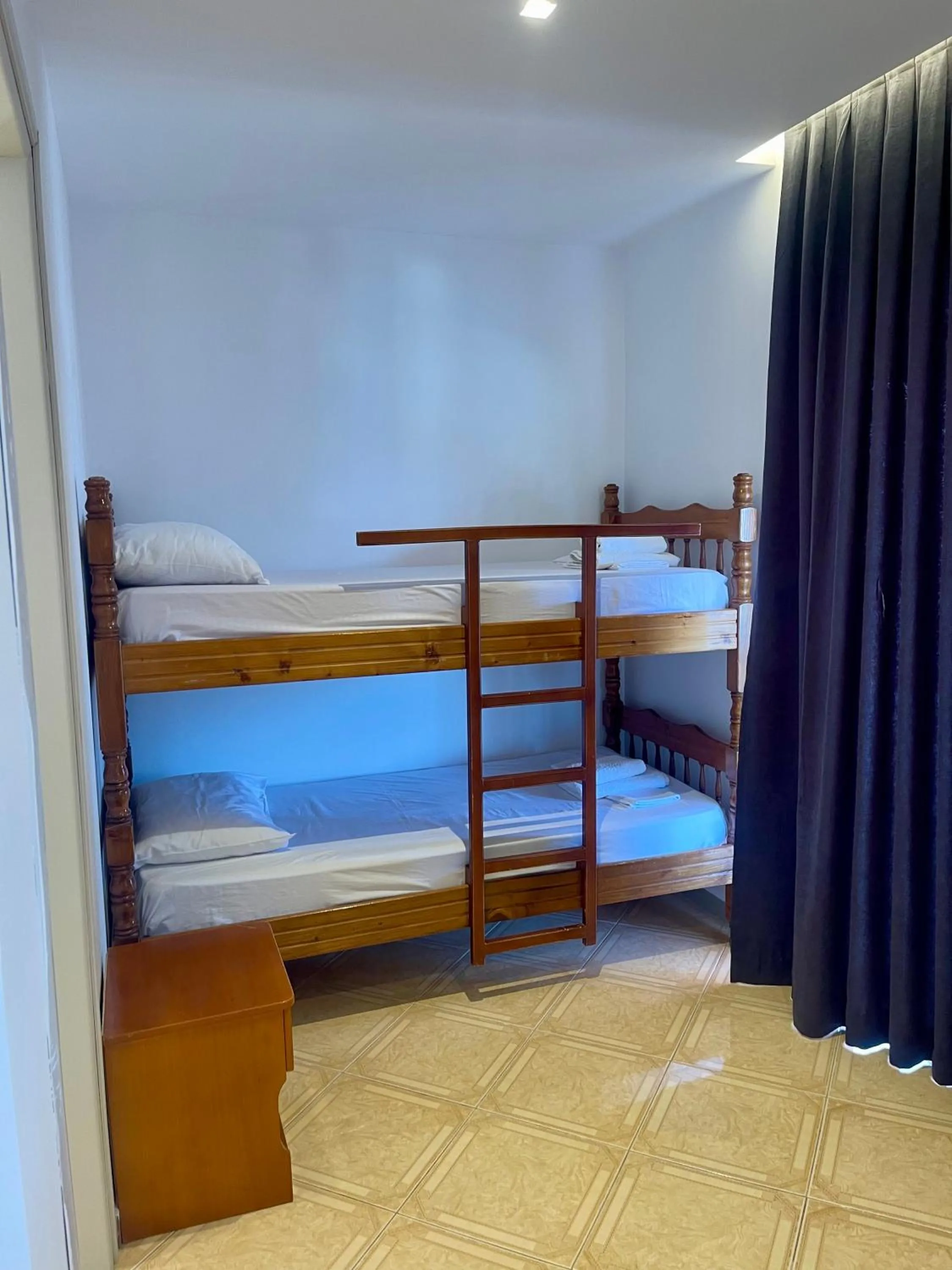 Bed in Hotel Aulona