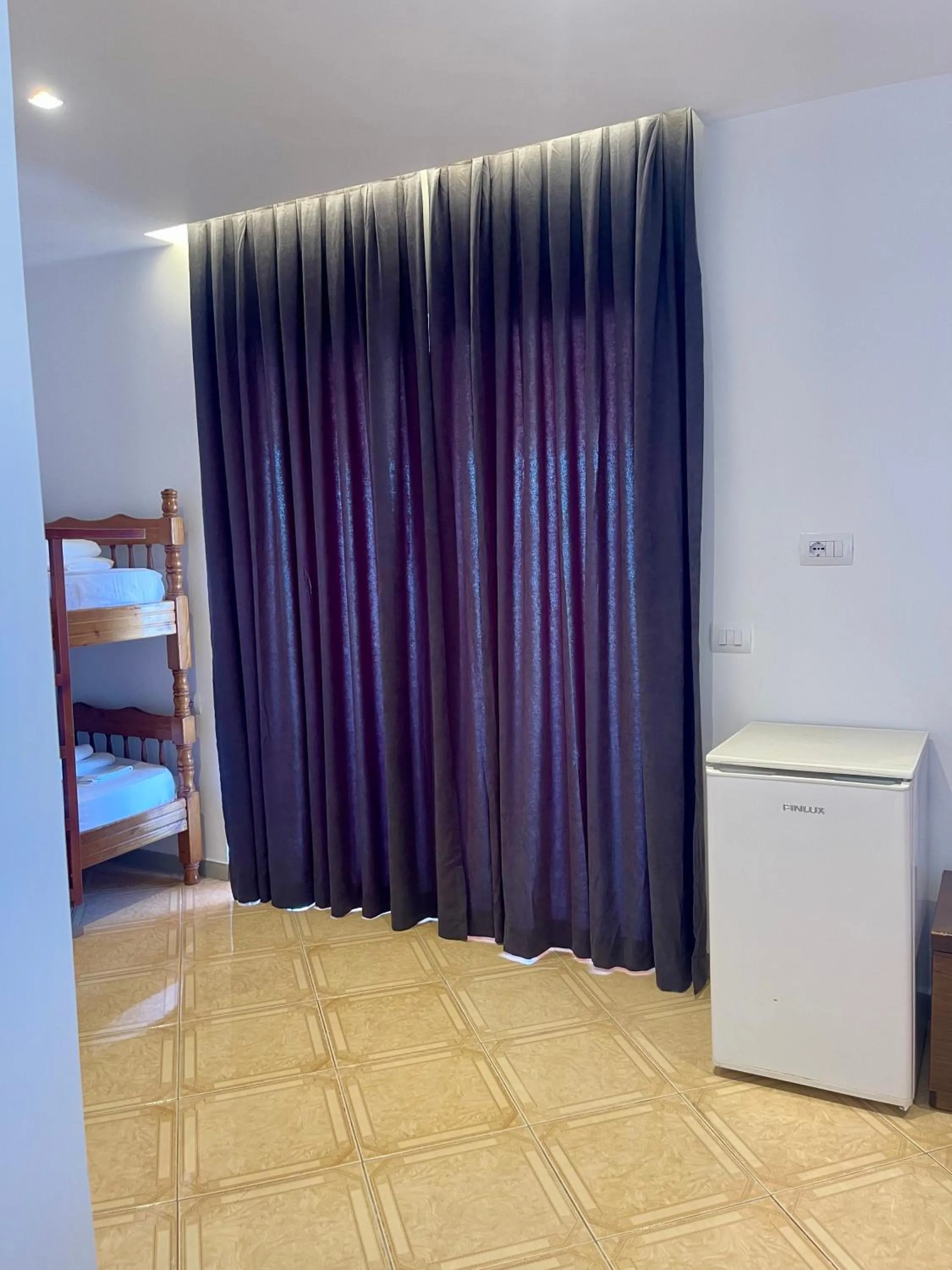 Bed in Hotel Aulona