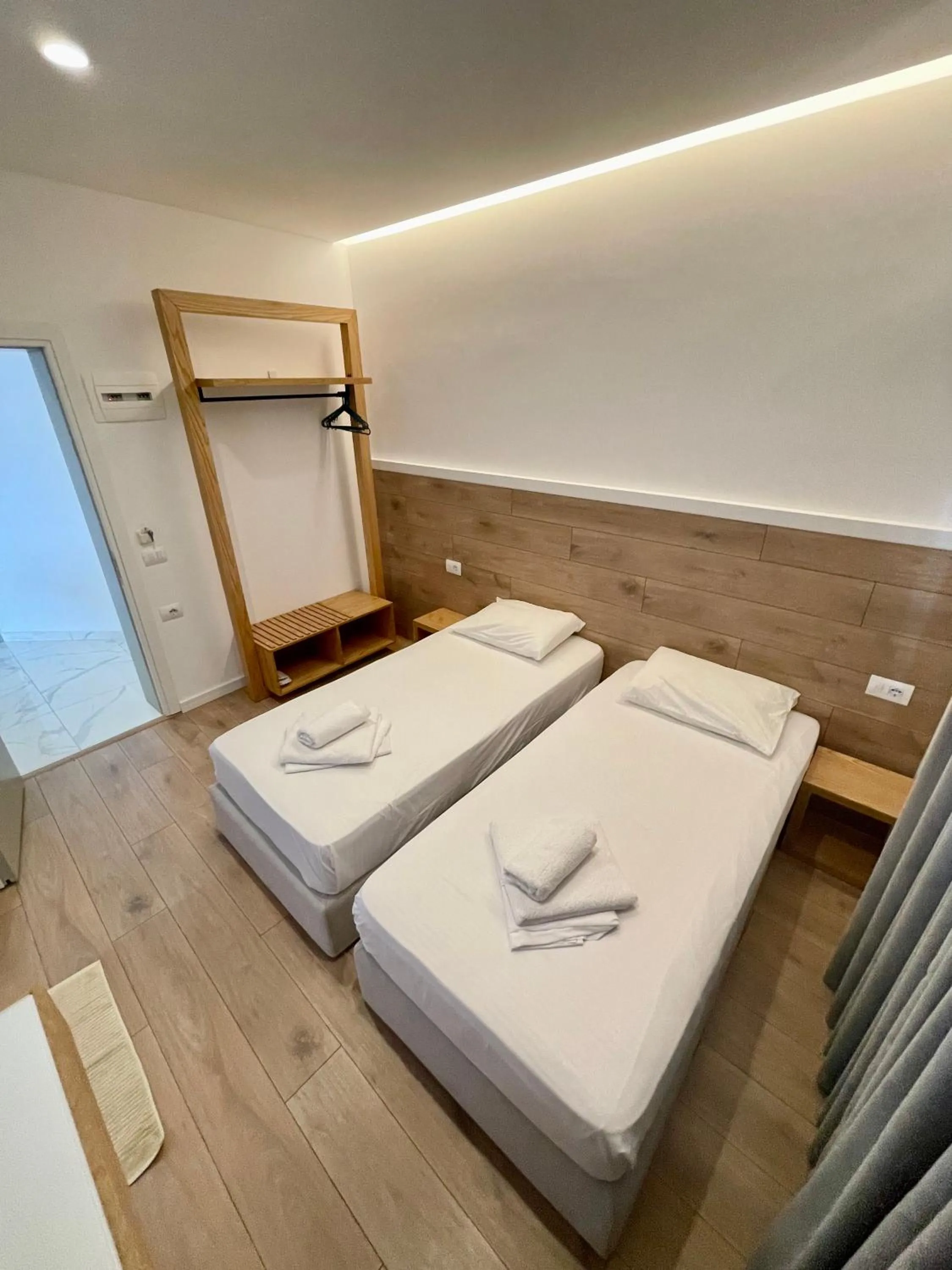 Bed in Hotel Aulona