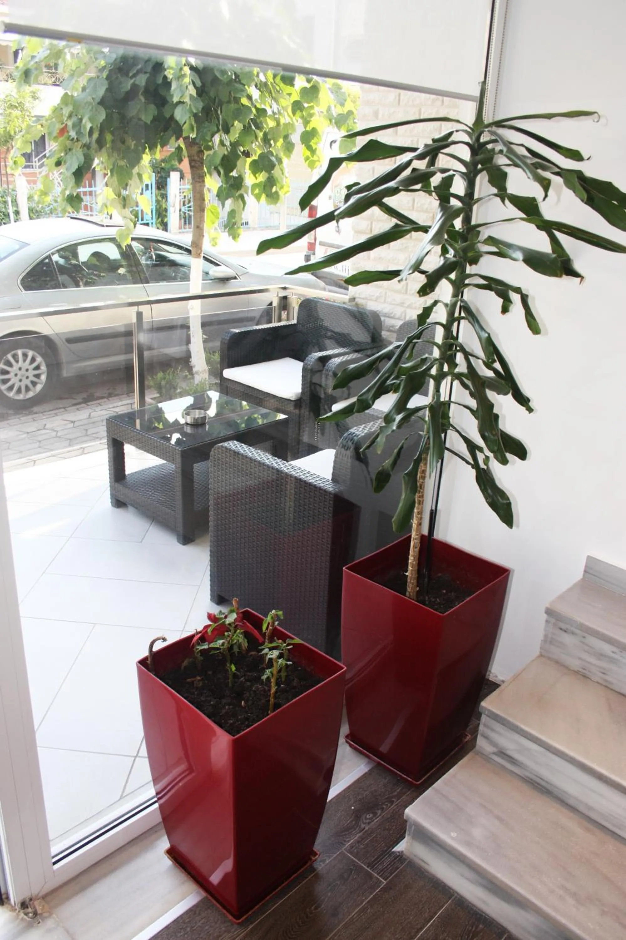 Lobby or reception in Hotel Aulona