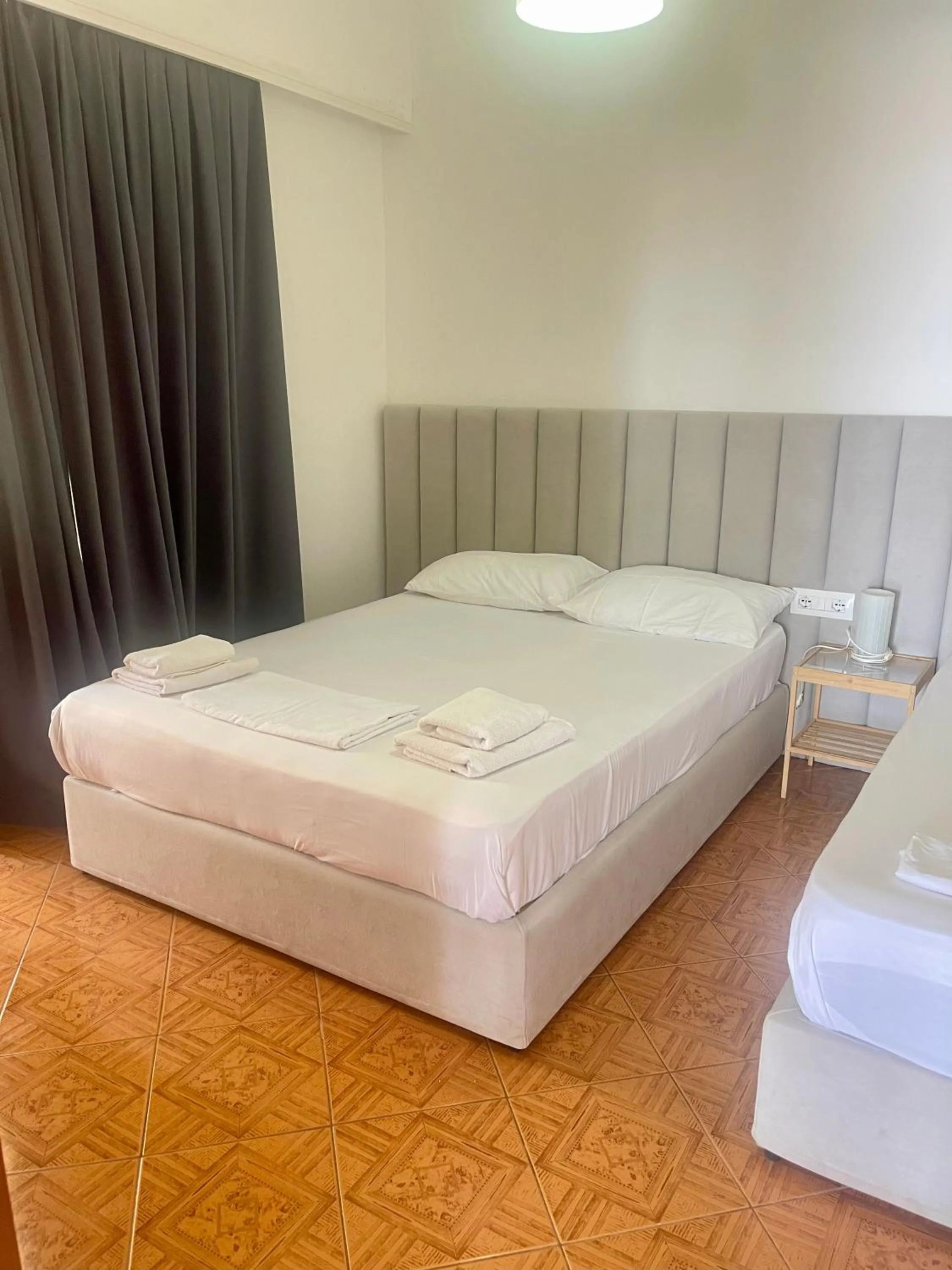 Bed in Hotel Aulona