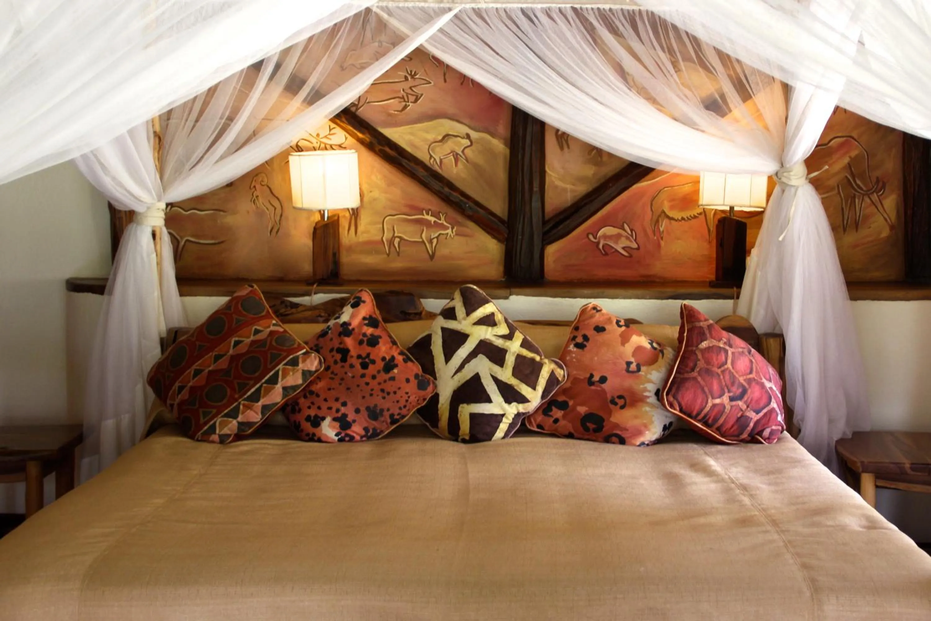 Bed in Chui Lodge