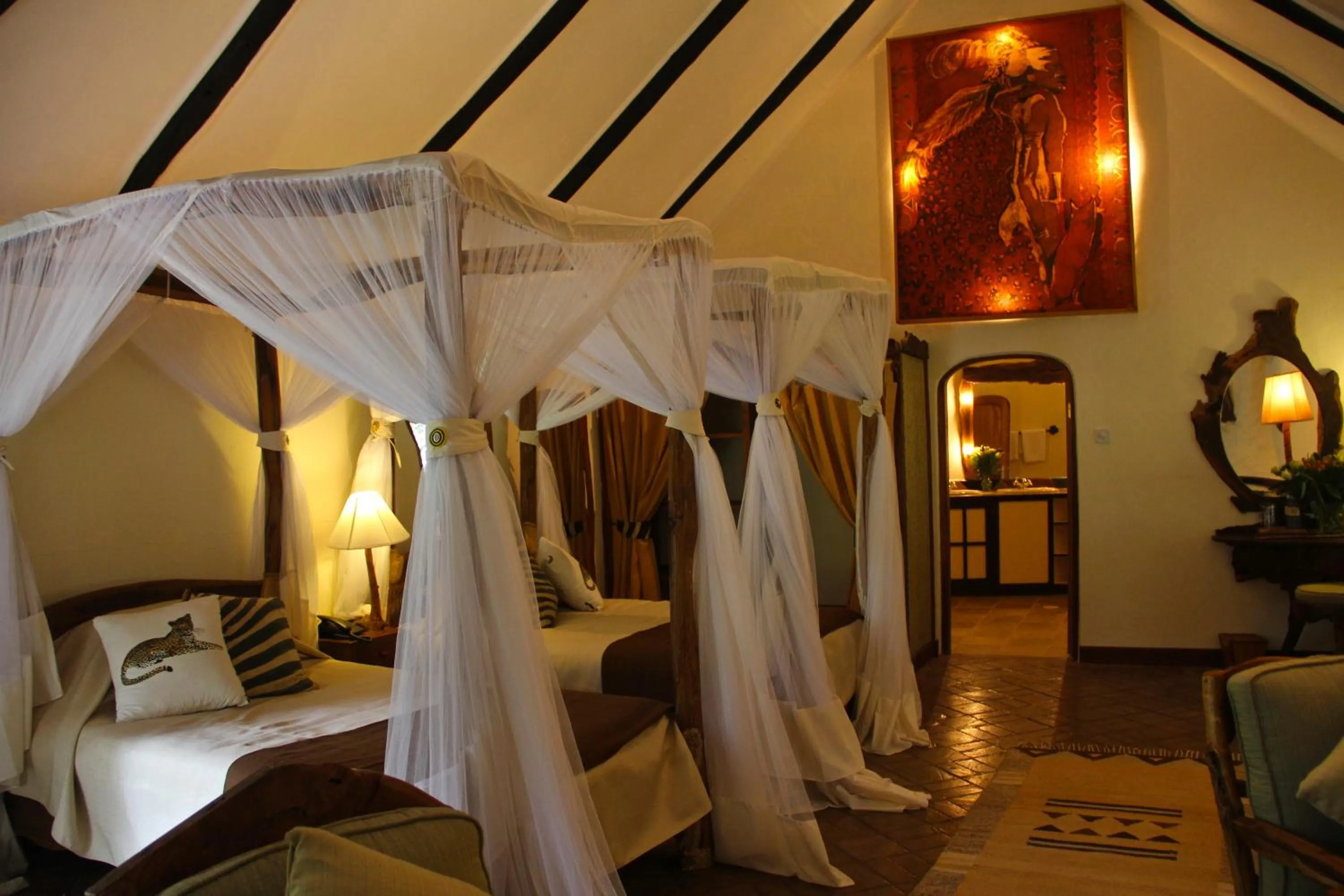 Bed in Chui Lodge