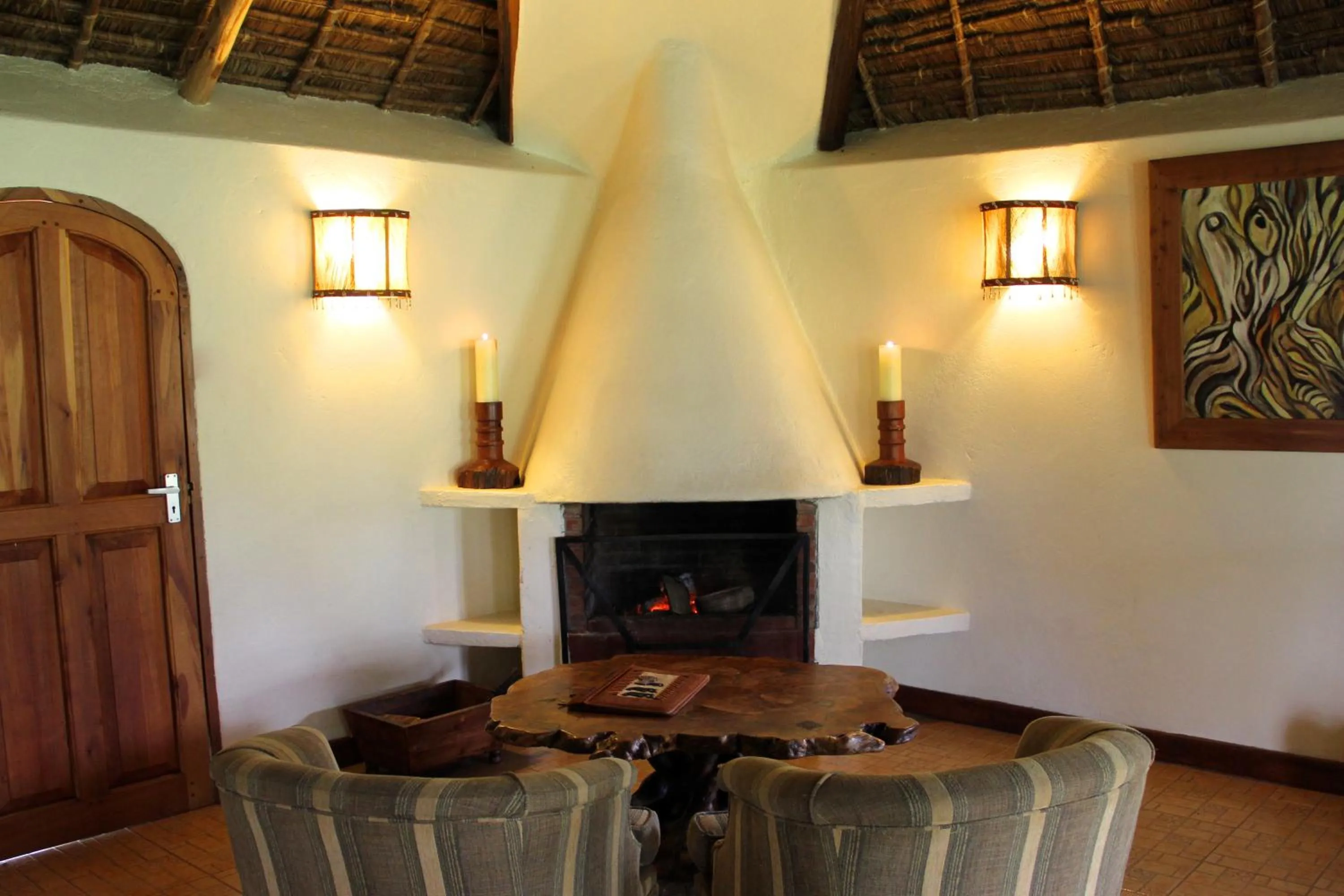 Living room in Chui Lodge