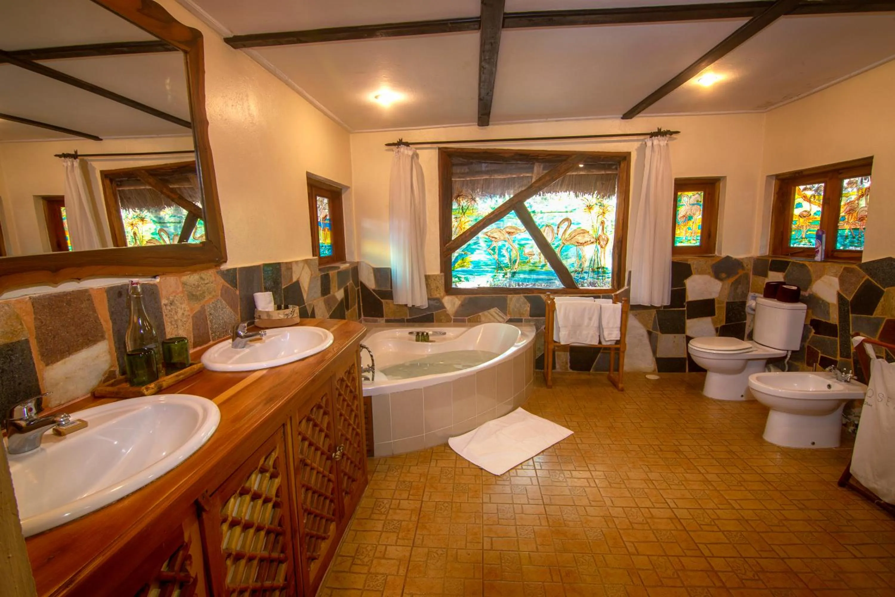Bathroom in Chui Lodge