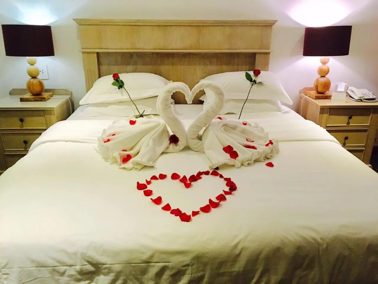 Bed in Arniston Spa Hotel